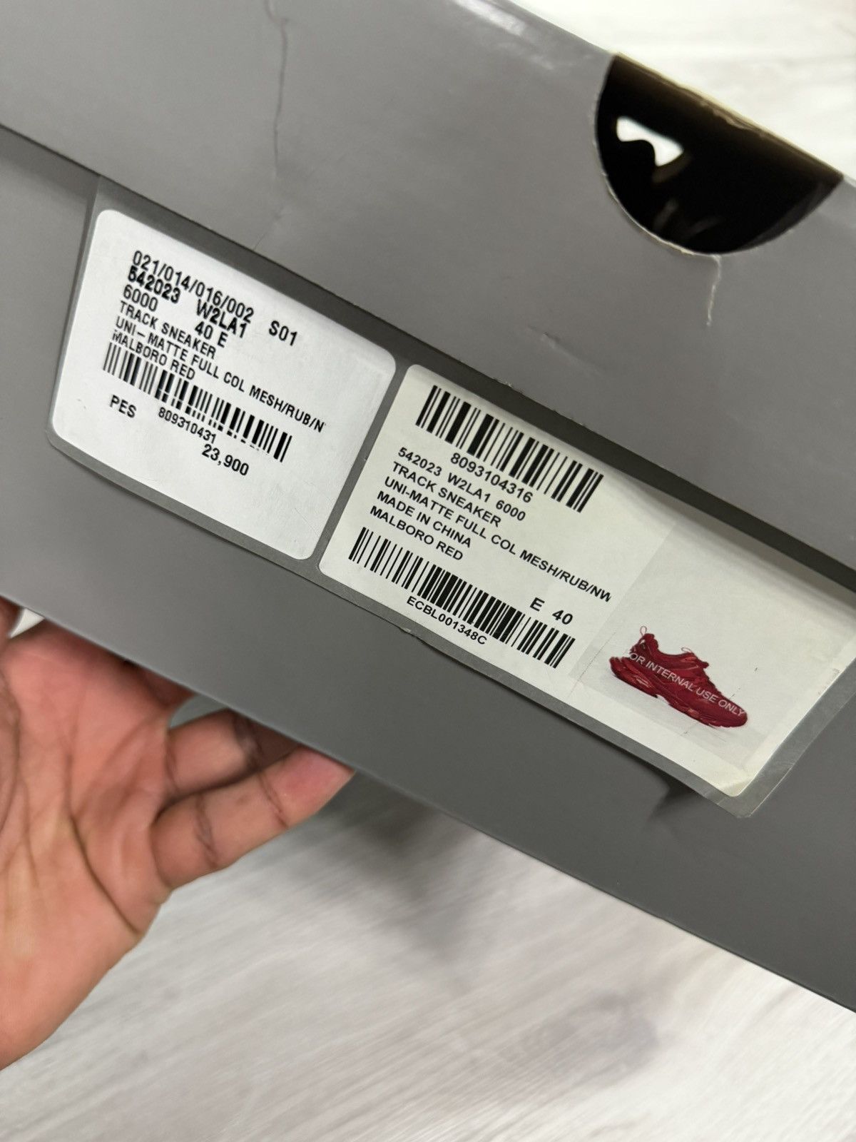 Balenciaga Balenciaga Track Sneakers Red Size US 7 / EU 40 - 8 Thumbnail