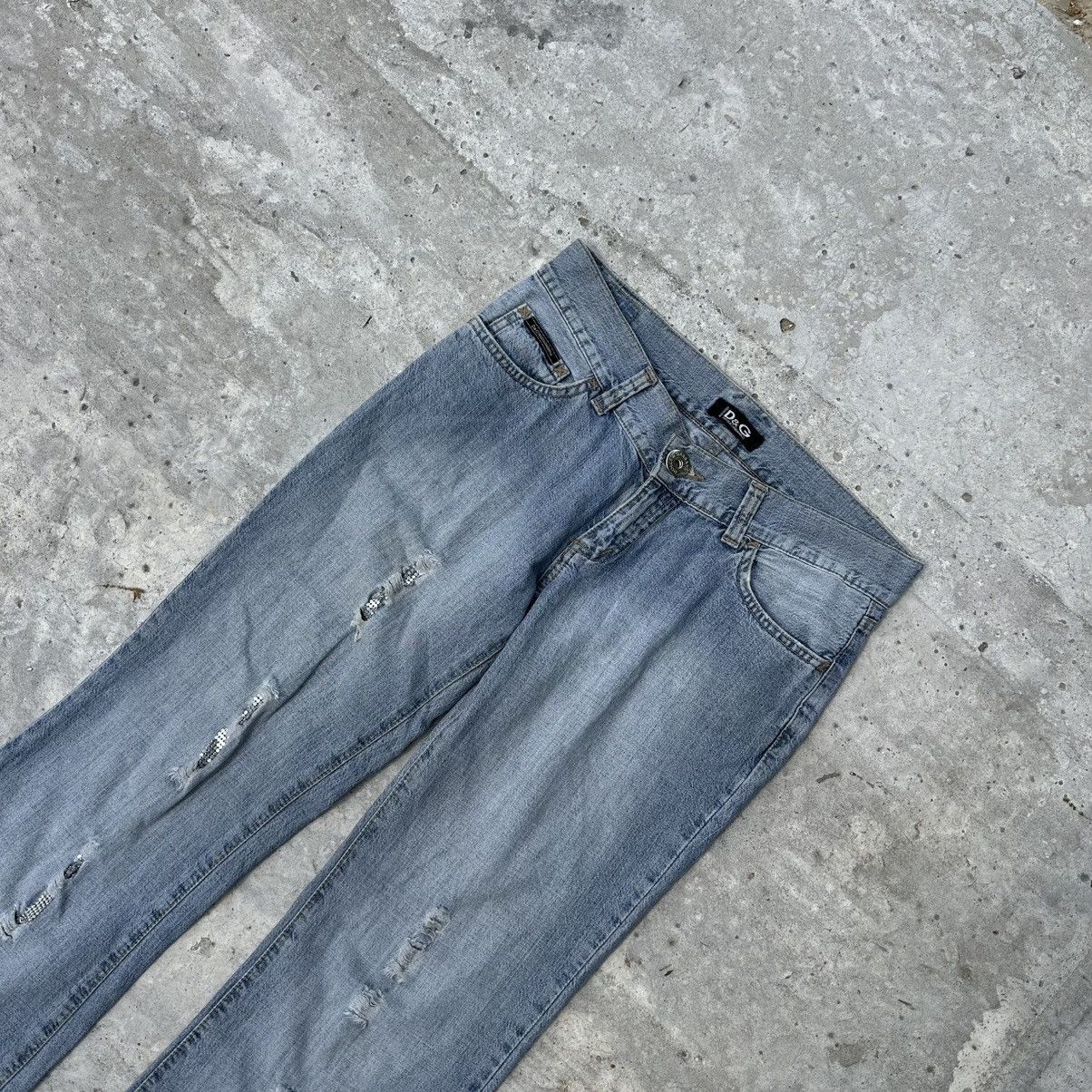 Dolce & Gabbana Vintage Dolce&Gabbana Big Logo Flare Jeans Size 32" / US 10 / IT 46 - 10 Thumbnail