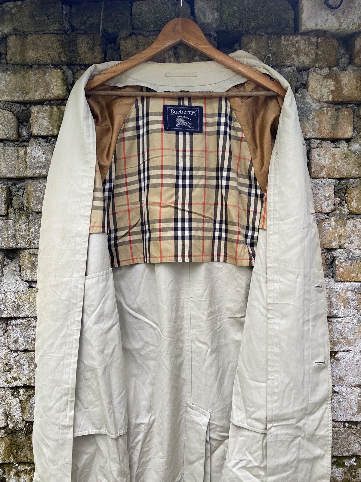 Burberry × Burberry Prorsum ✨Steals✨Vtg Burberry Nova Check Trench Coat Size US L / EU 52-54 / 3 - 4 Thumbnail