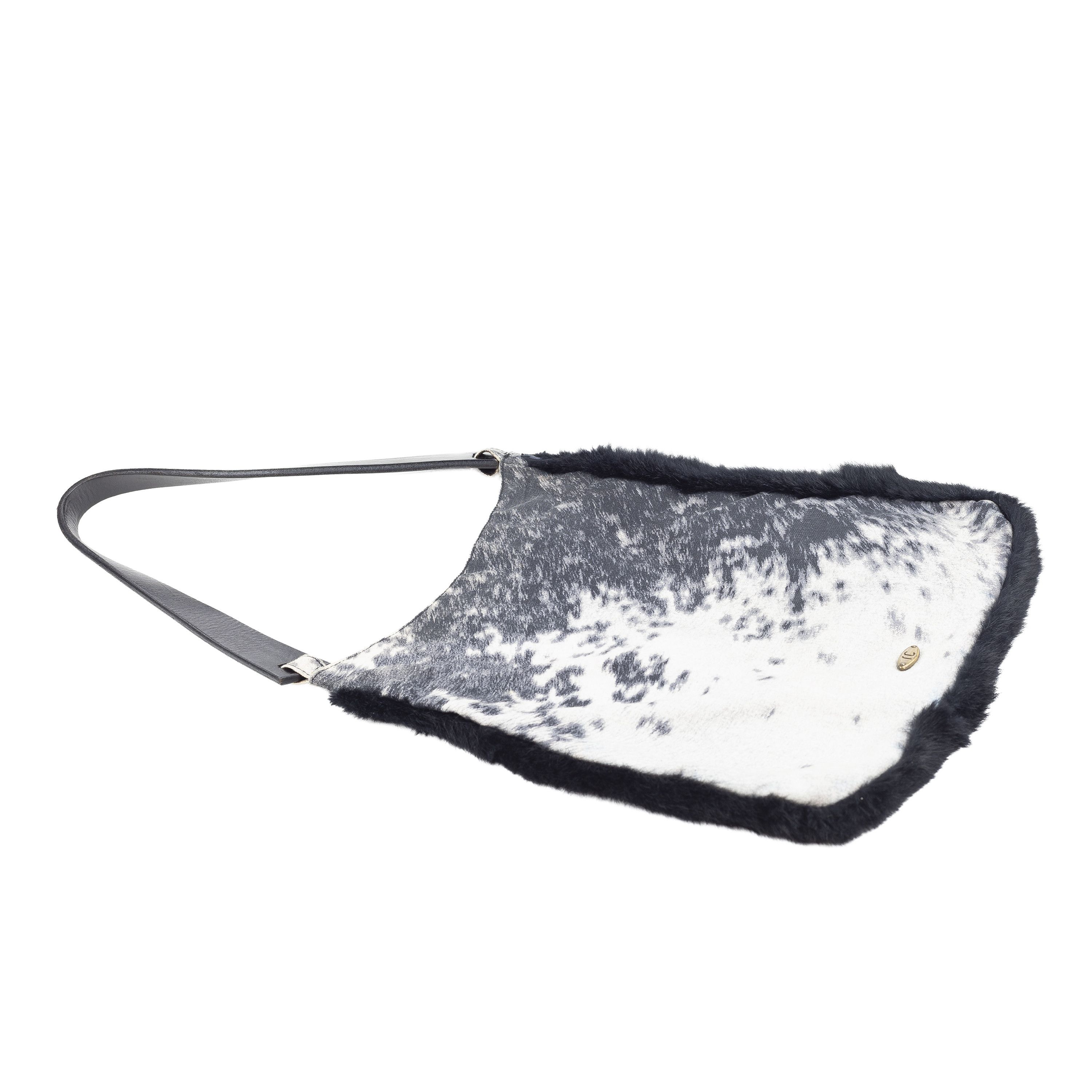 Roberto Cavalli Roberto Cavalli Animal Print Faux Fur Trim Bag Size ONE SIZE - 5 Thumbnail