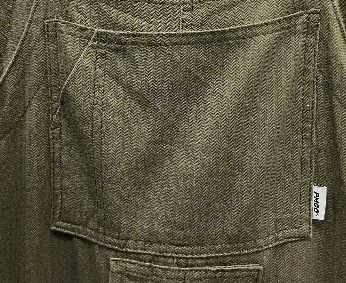 Japanese Brand × Vintage Vintage Y2K Style PMGO Tactical Utility Overalls Olive Green Size US 44 / EU 60 - 6 Thumbnail