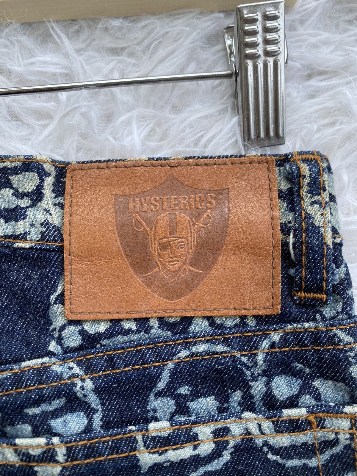 Hysteric Glamour Rare Vintage Hysteric Glamour Skulls All Over Jean/ Denim Size US 29 - 25 Thumbnail