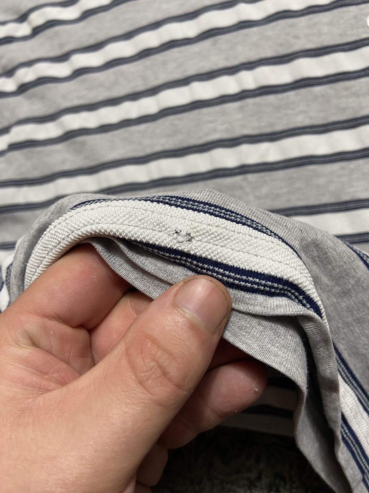 Nike × Vintage NIKE VINTAGE 00s COTTON STRIPPED RAP ADULT T-SHIRT Size US XL / EU 56 / 4 - 5 Thumbnail
