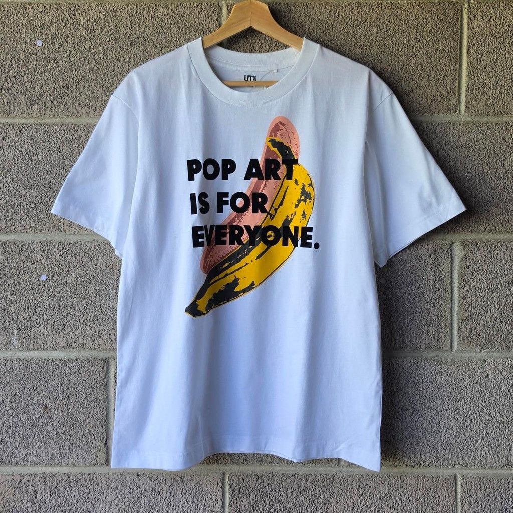 Uniqlo Uniqlo Andy Warhol Shirt Pop Art is for Everyone Banana M 21 Size US M / EU 48-50 / 2 - 1 Thumbnail