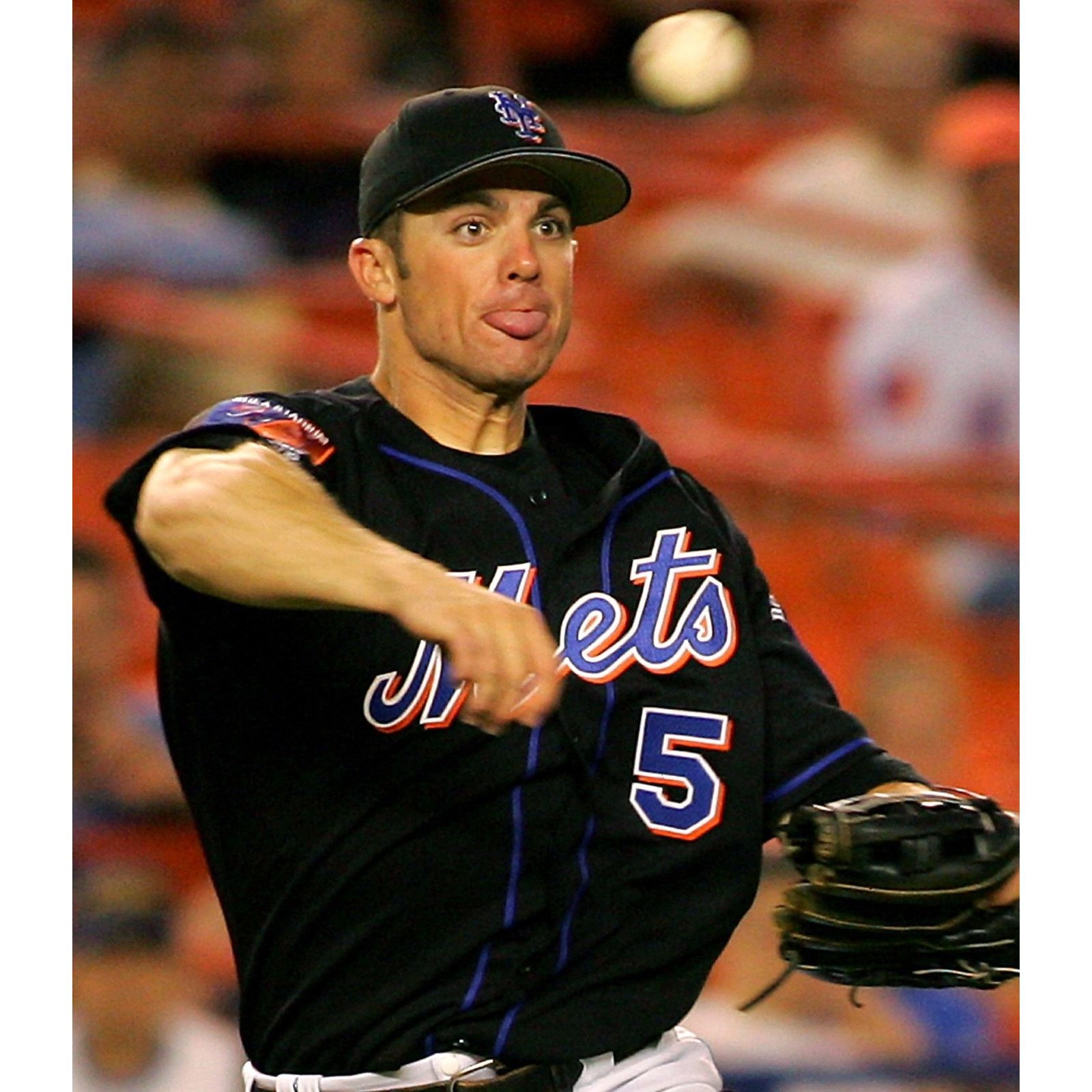 Majestic New York Mets David Wright #5 Majestic Black Alt Jersey Sz M Size US M / EU 48-50 / 2 - 21 Thumbnail