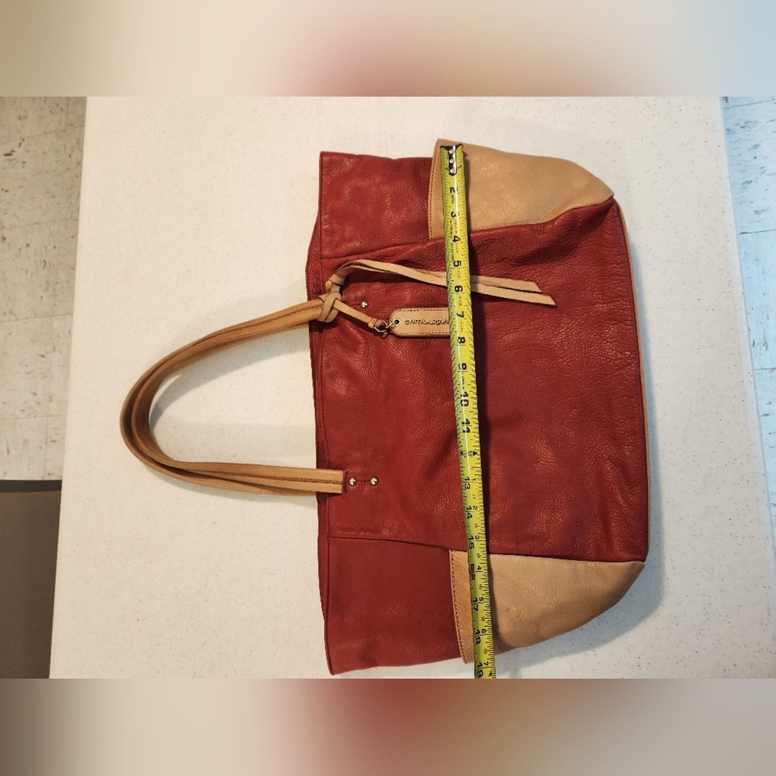 Cynthia Rowley Incredible Cynthia Rowley red leather tote Shoulder Bag Size ONE SIZE - 5 Thumbnail