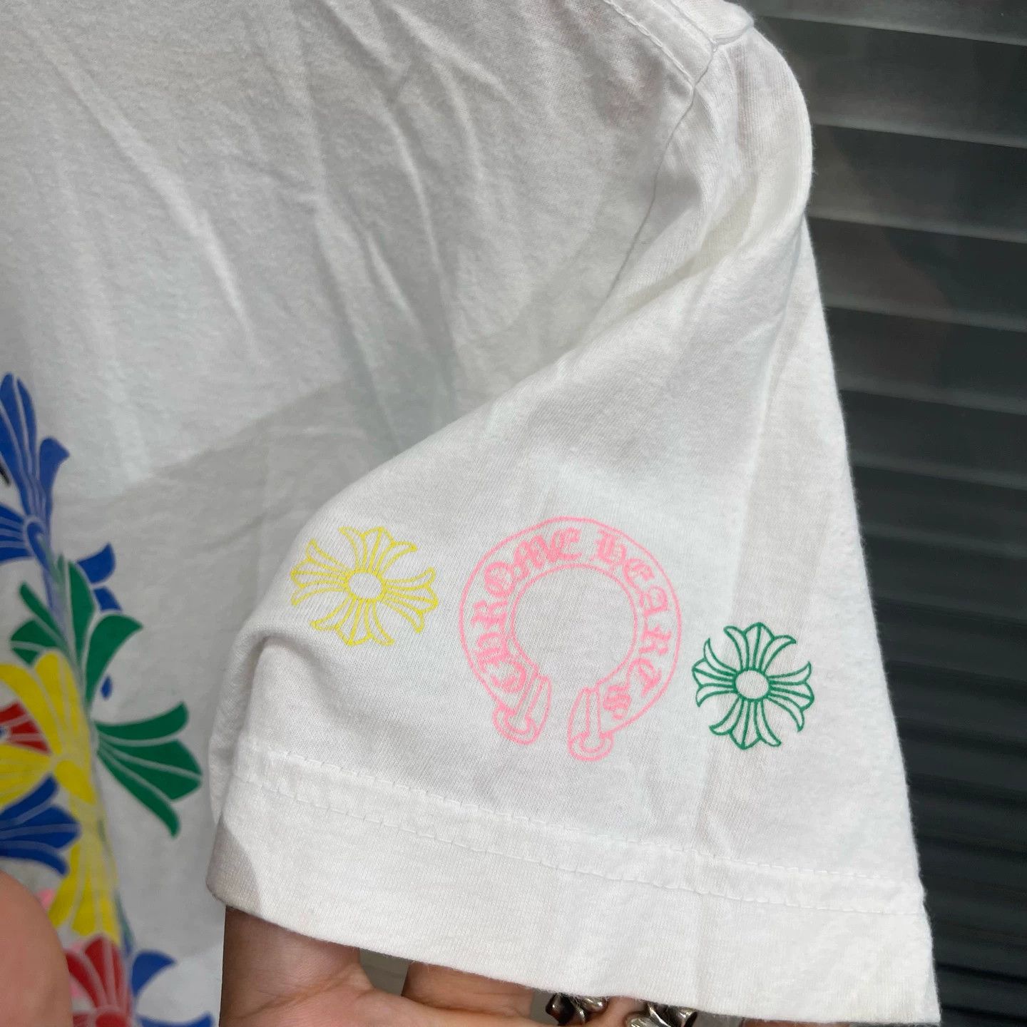 Chrome Hearts Chrome Hearts White Rainbow Cross Tee S 99 New Size US S / EU 44-46 / 1 - 6 Thumbnail