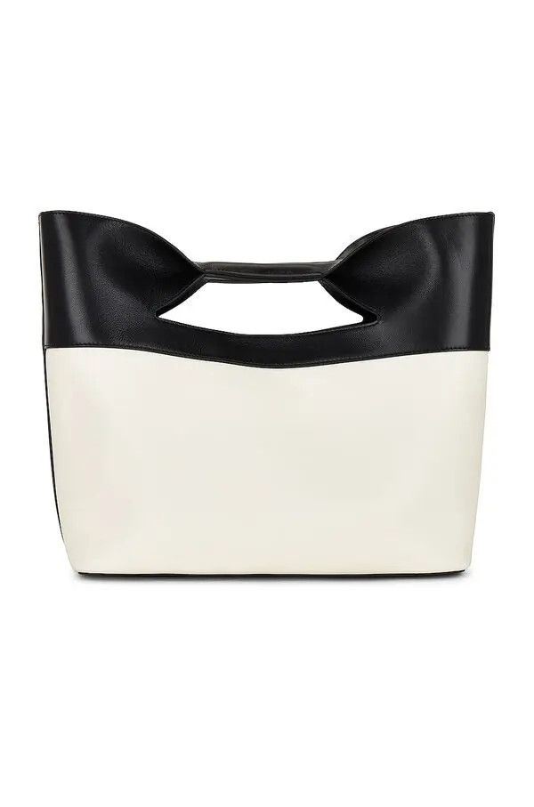 Alexander McQueen o1w1db10925 Size: OS/The Bow Small in White/Black Size ONE SIZE - 2 Thumbnail