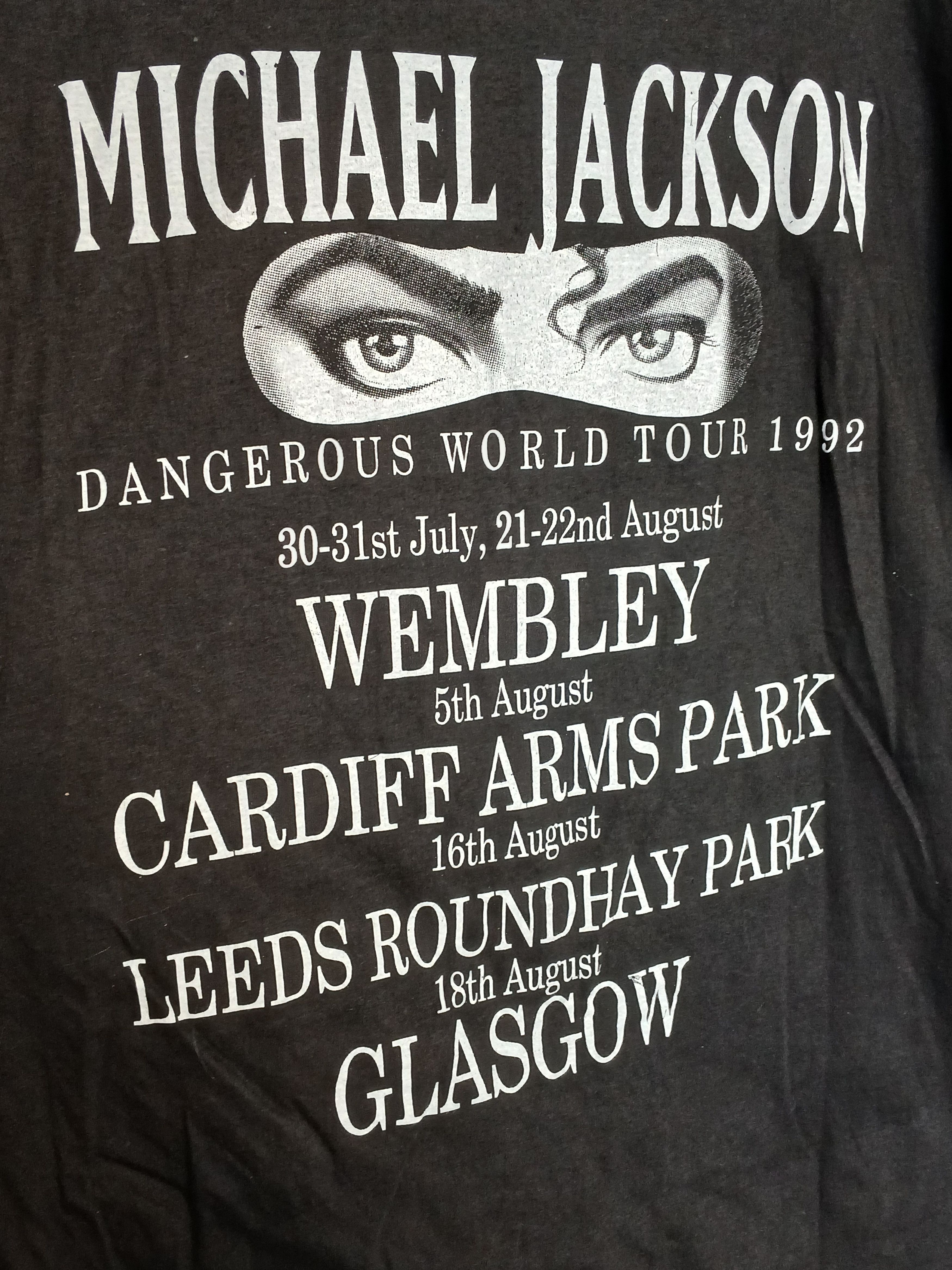 Michael Jackson × Vintage Vintage Michael Jackson World Tour 1992 T-Shirt Size US M / EU 48-50 / 2 - 4 Thumbnail