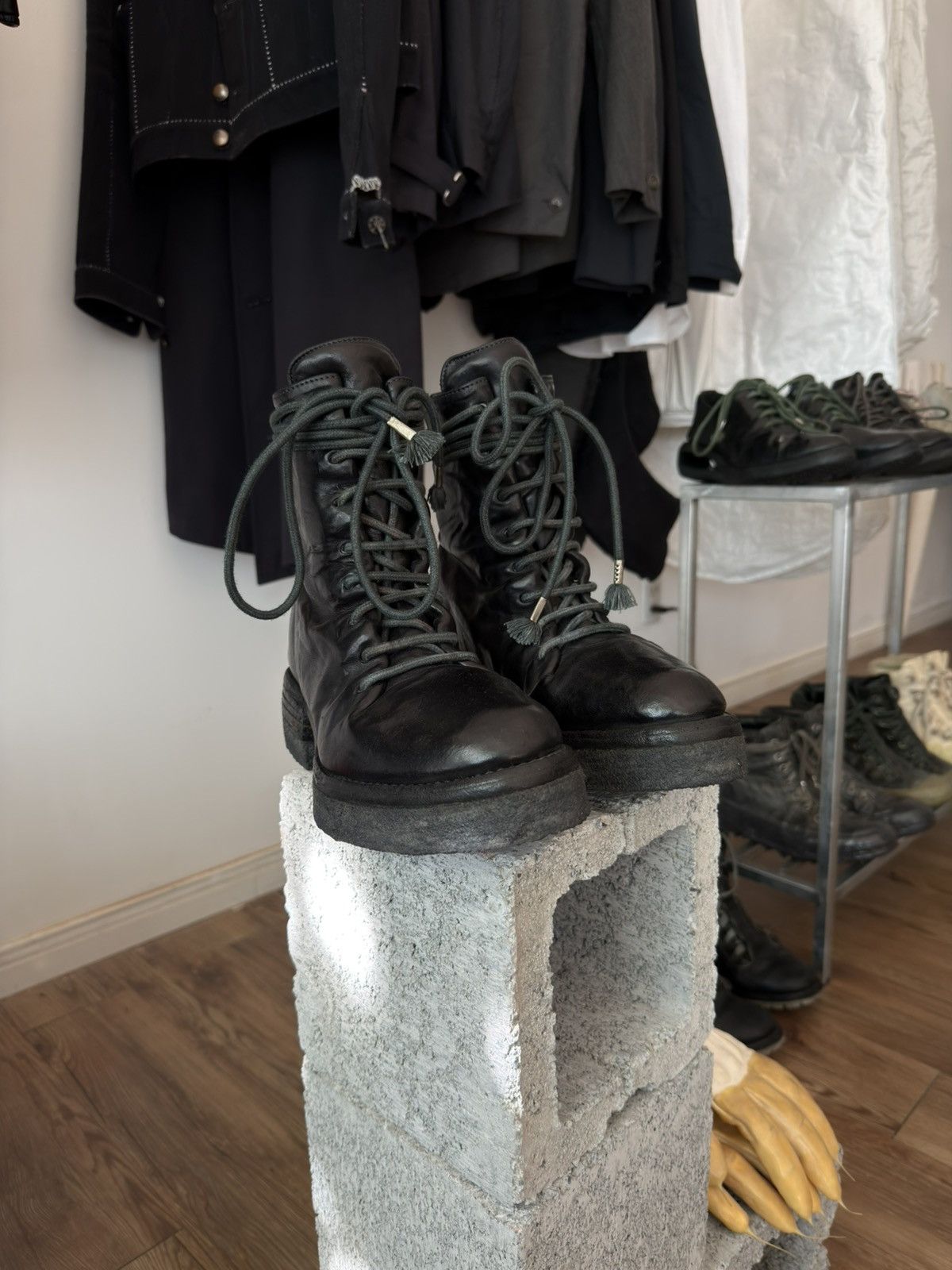 Carol Christian Poell Carol Christian Poell Paper Dart Combat Boots Size US 8 / EU 41 - 2 Thumbnail