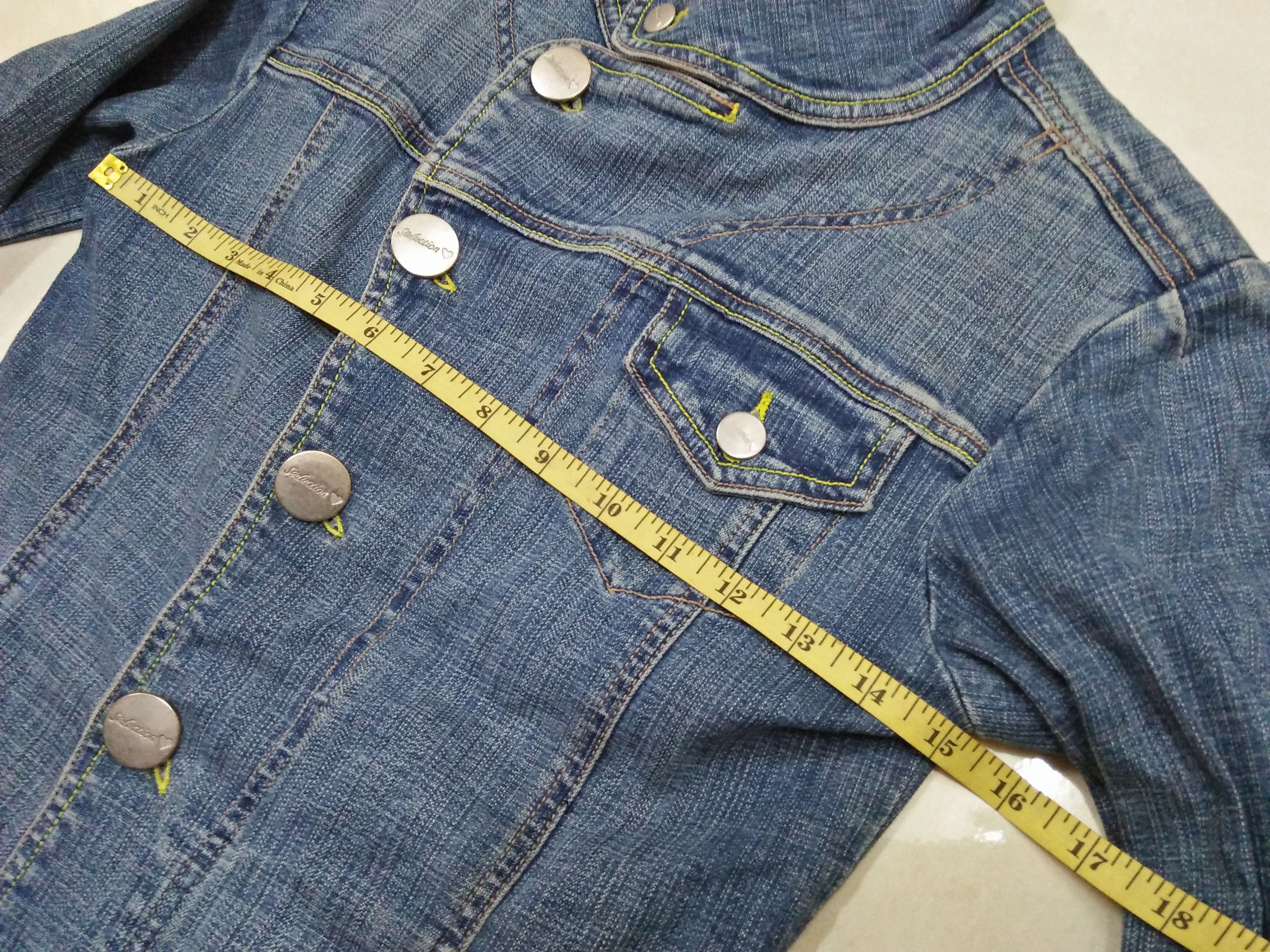 Other SEDUCTION USA Brand Denim Jacket Size XS / US 0-2 / IT 36-38 - 11 Thumbnail
