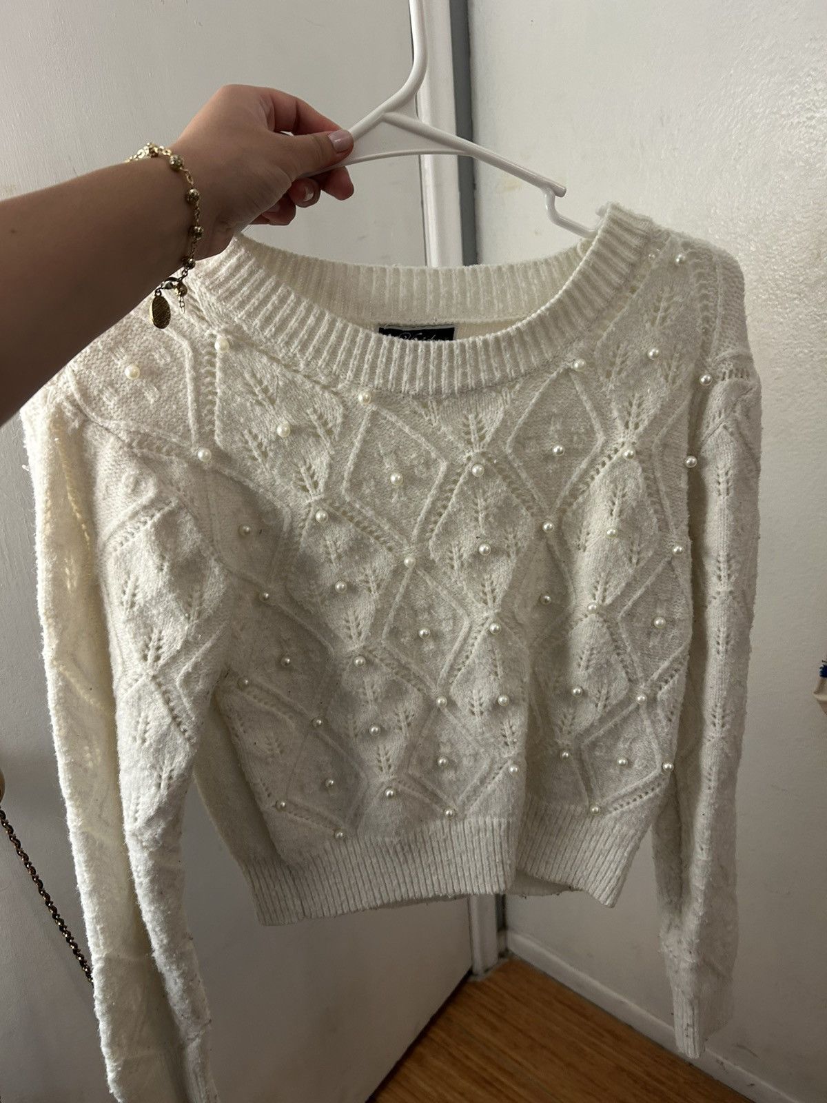 Other Beaded Textured knit Sweater Size M / US 6-8 / IT 42-44 - 1 Thumbnail