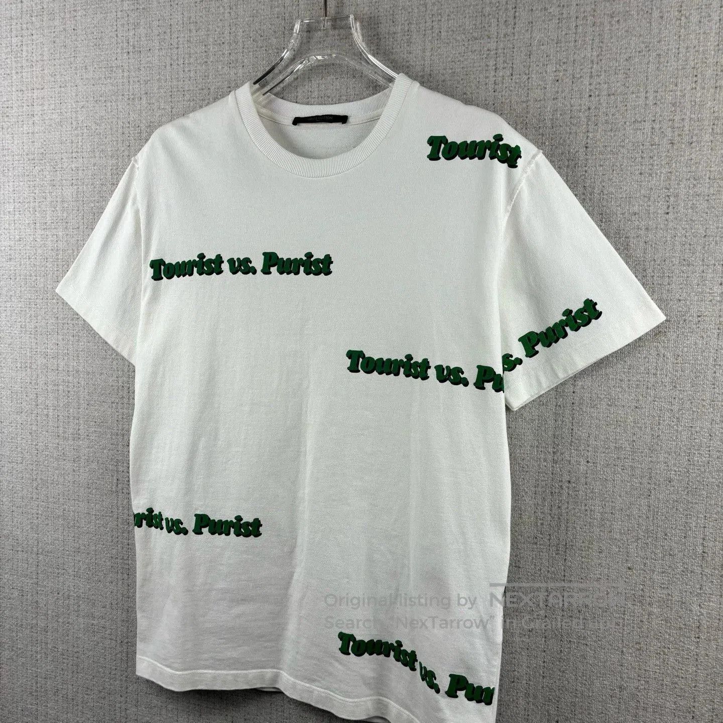 Louis Vuitton Louis Vuitton Flocked Logo Round Neck Tee. Size US M / EU 48-50 / 2 - 2 Thumbnail