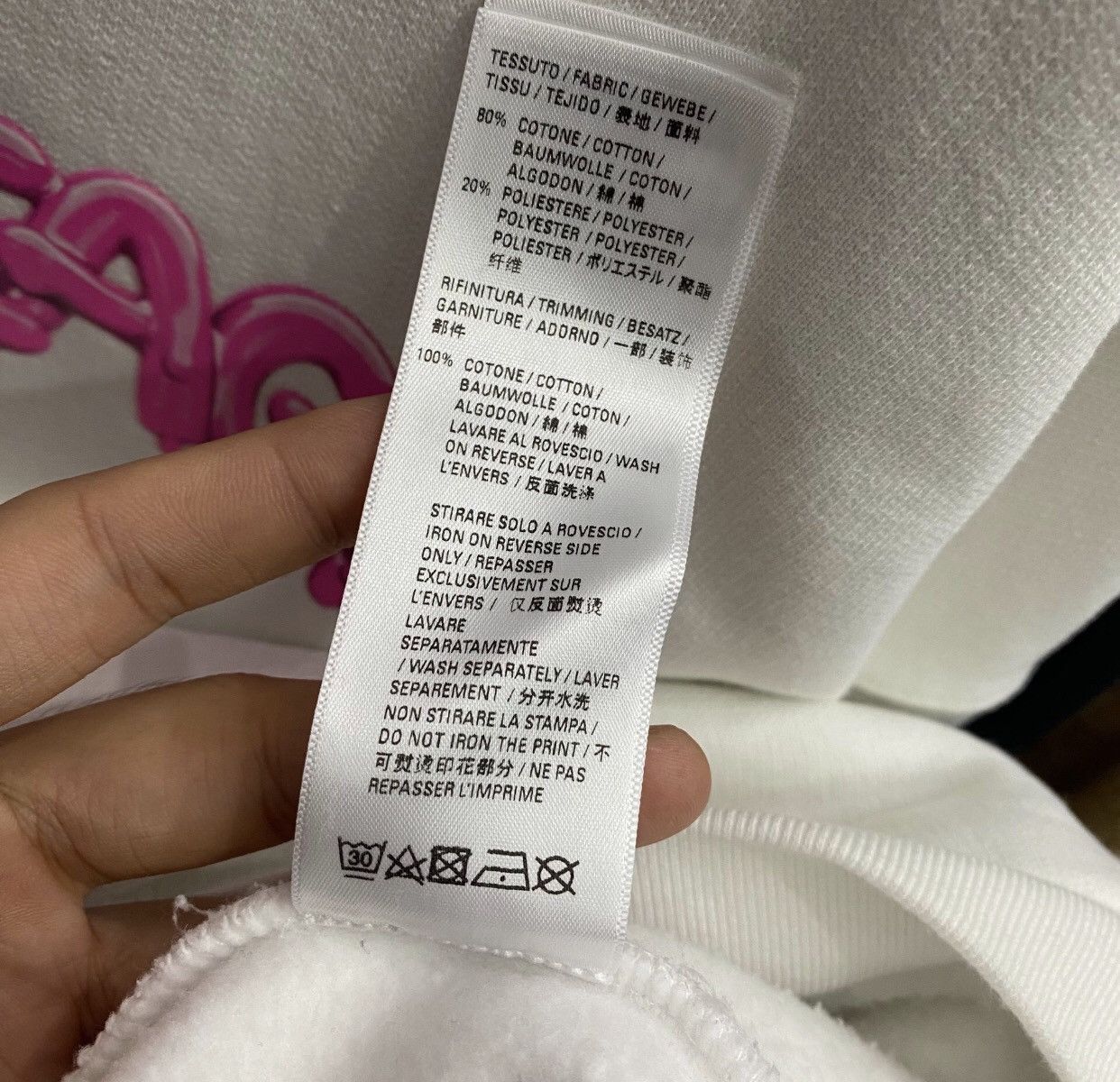 Balenciaga Balenciaga Pink Logo Hoodie2412-Nextarrow Size US S / EU 44-46 / 1 - 7 Thumbnail
