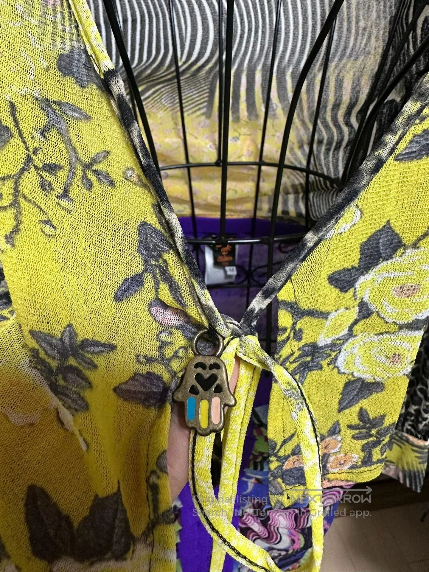 Roberto Cavalli Roberto Cavalli Floral Mesh Cardigan. Size M / US 6-8 / IT 42-44 - 6 Thumbnail
