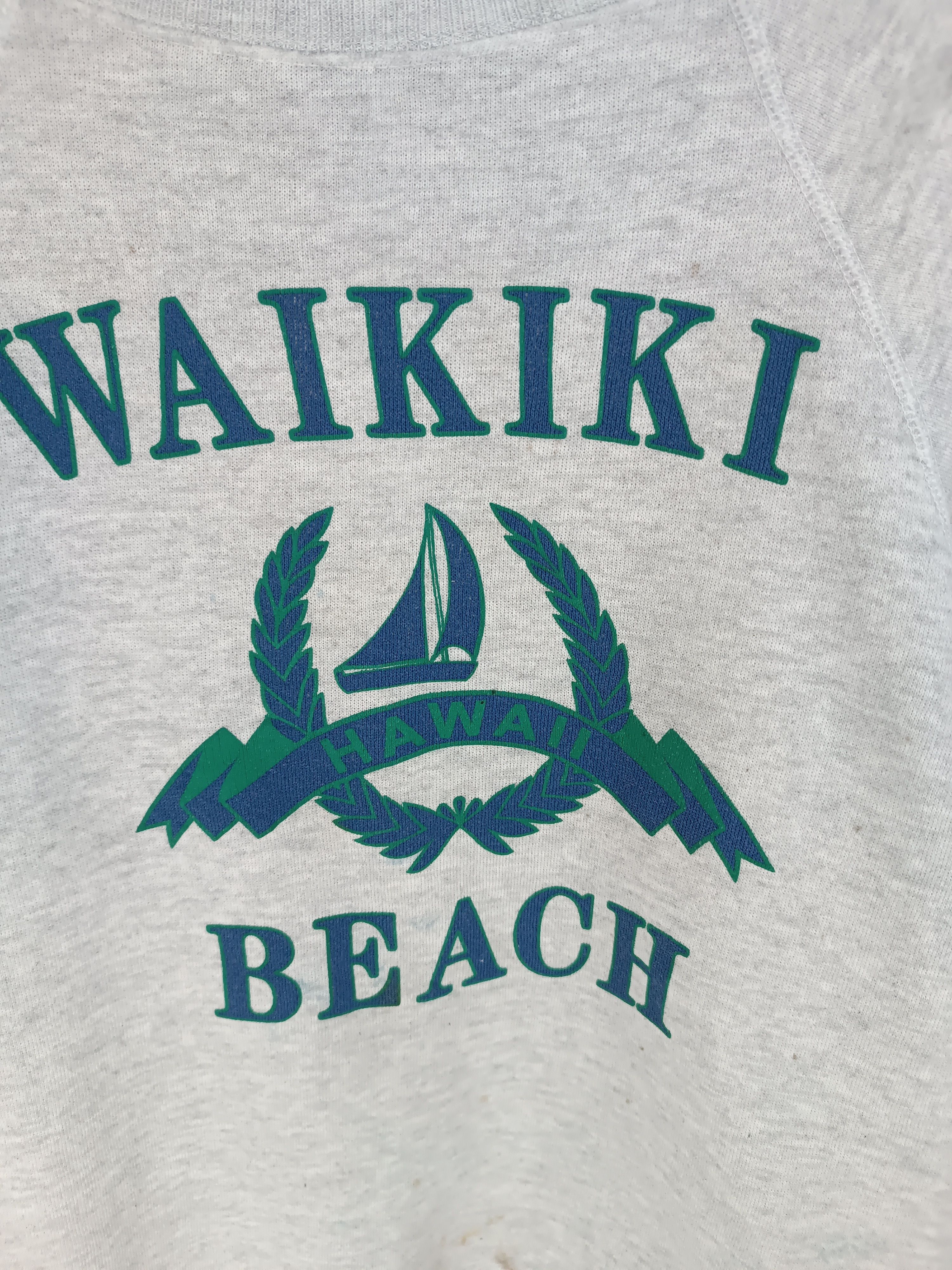 Other THRASHED FADED VINTAGE EARLY 90'S WAIKIKI BEACH SWEATSHIRTS Size US S / EU 44-46 / 1 - 6 Thumbnail