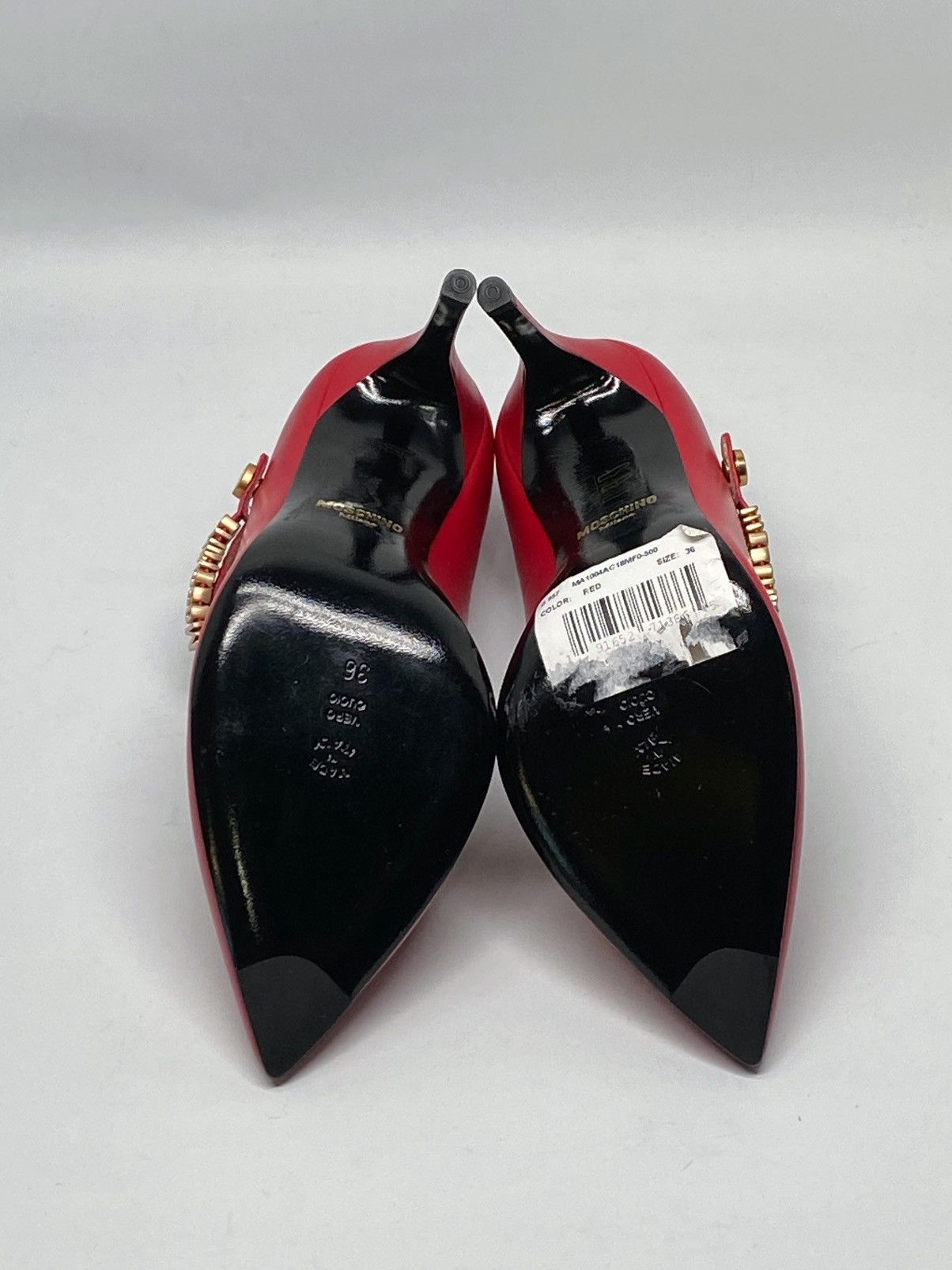 Moschino Moschino Leather Mary Jane Pump size 36 Size US 6 / IT 36 - 15 Thumbnail