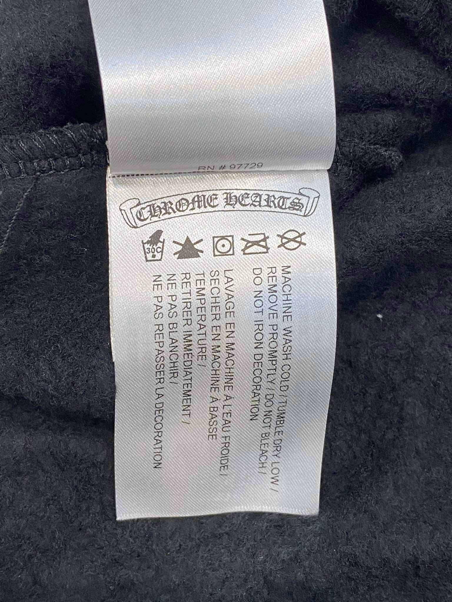 Chrome Hearts CHROME HEARTS London Exclusive Horseshoe Zip Up Hoodie BLACK Size US L / EU 52-54 / 3 - 11 Thumbnail