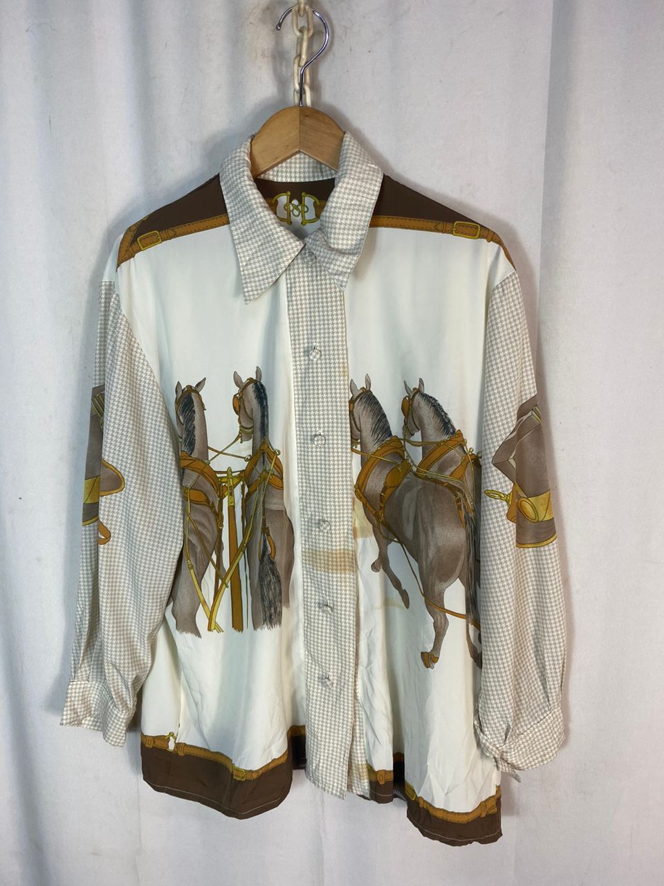 Other Unbrand overprint button up shirt Size L / US 10 / IT 46 - 11 Thumbnail
