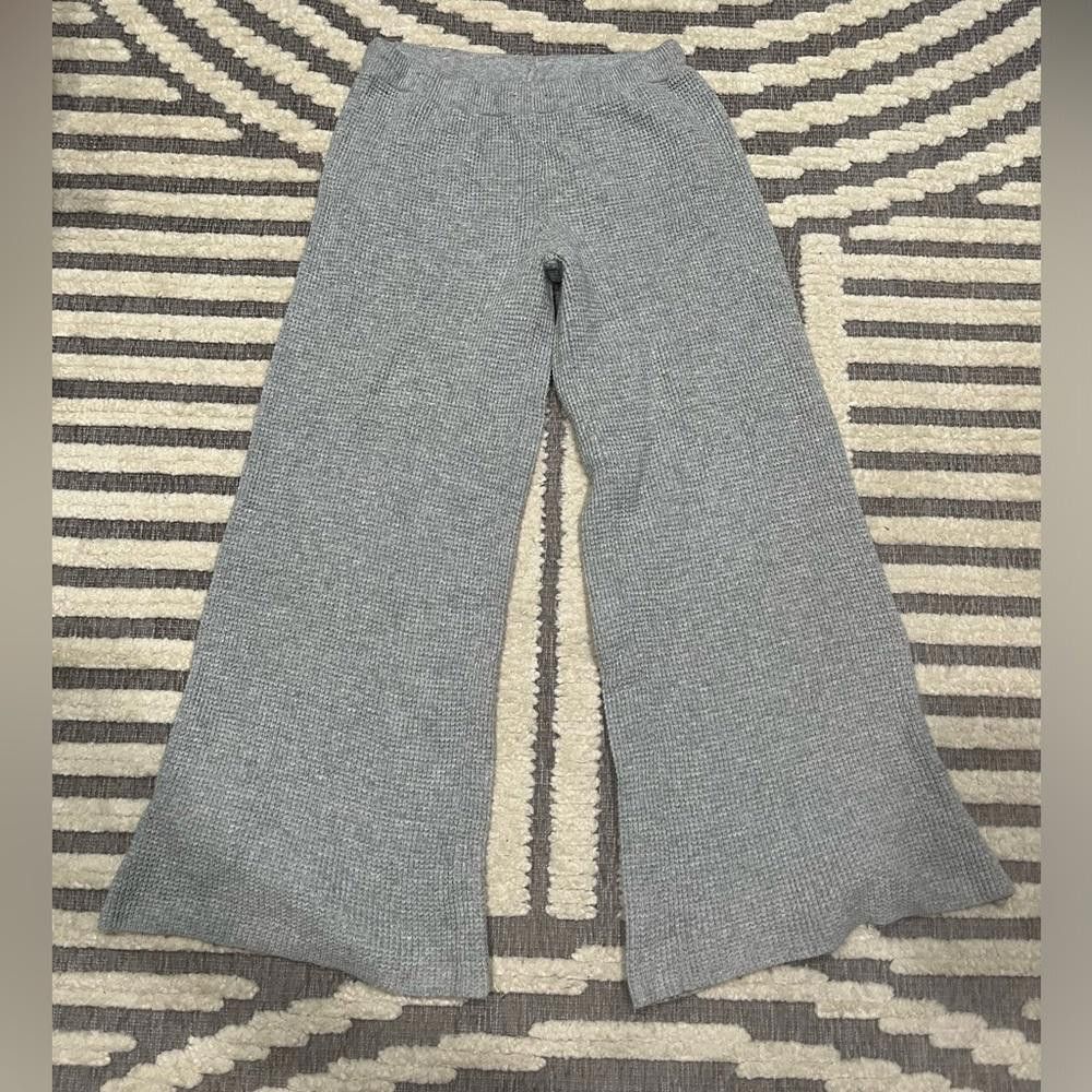 Designer Aerie waffle style flare pants Size 36" / US 14 / IT 50 - 1 Thumbnail