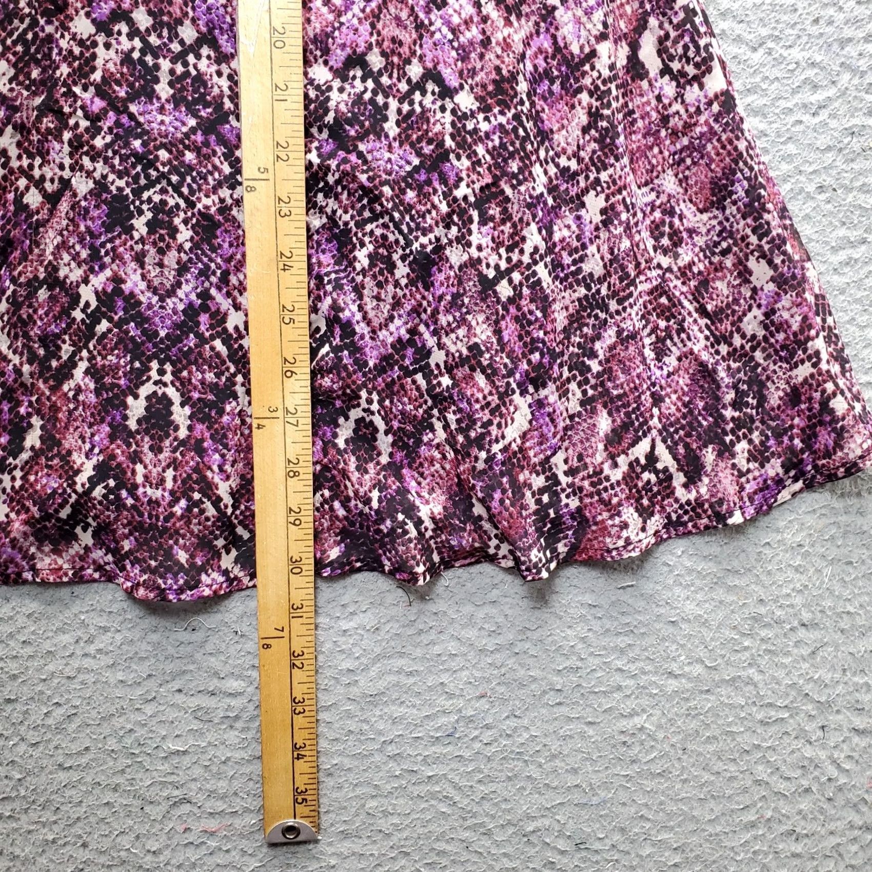 Skin Show Me Your Mumu A-Line Dress Womens XS Multicolor Snake Skin Flutter Sleeve Pullover V-Neck Short Sleeve Size XS / US 0-2 / IT 36-38 - 4 Thumbnail