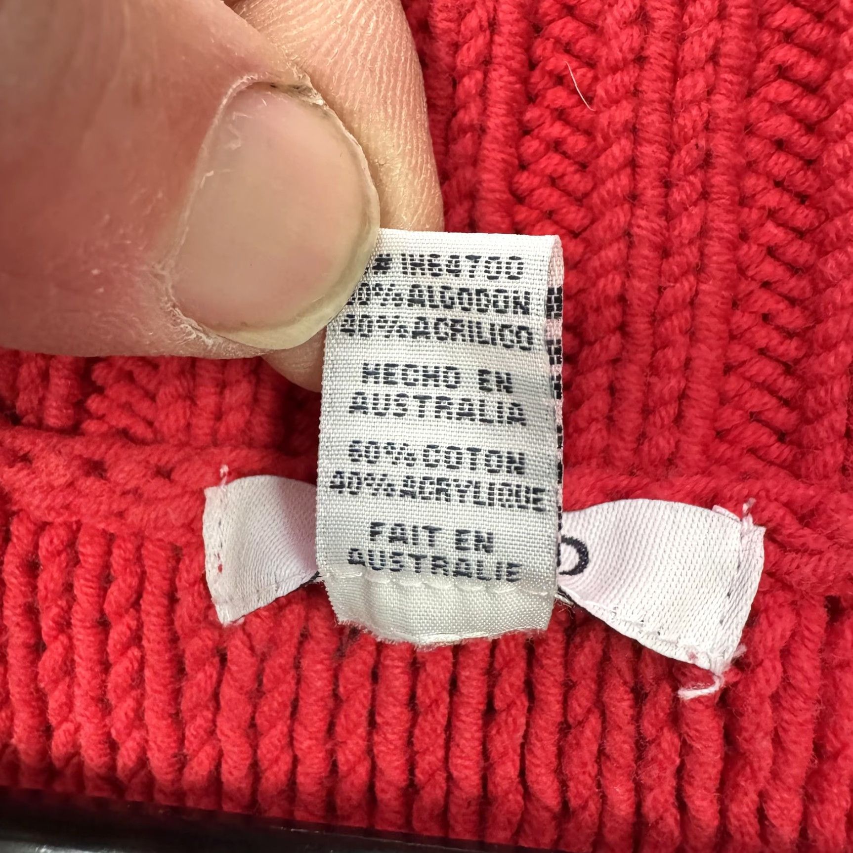 Izod VINTAGE IZOD Sweater Womens 1X Chunky Knit Snap Front Preppy Layering Grandpa Americana Size XL / US 12-14 / IT 48-50 - 7 Thumbnail