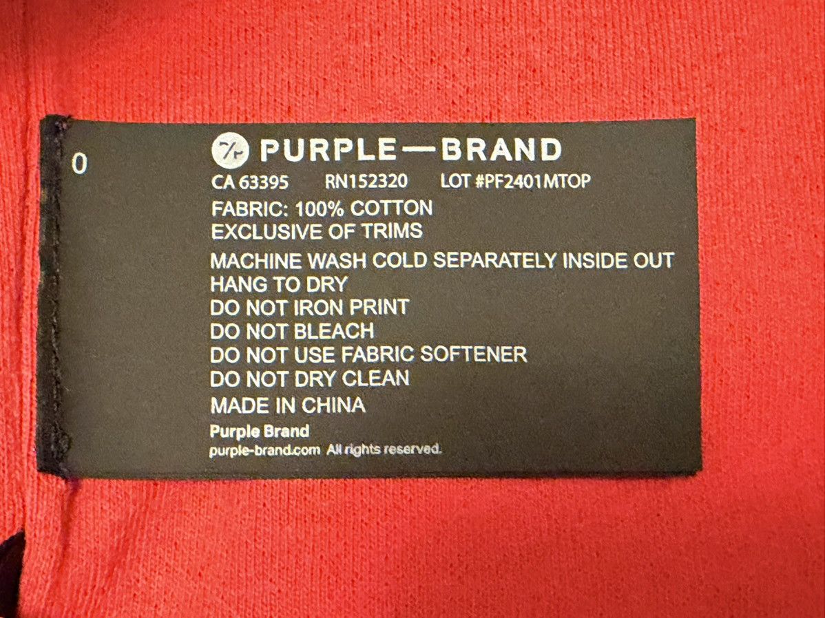 Purple Brand Authentic Purple Brand Sz. M Red Tank Top T Shirt Size US M / EU 48-50 / 2 - 9 Thumbnail