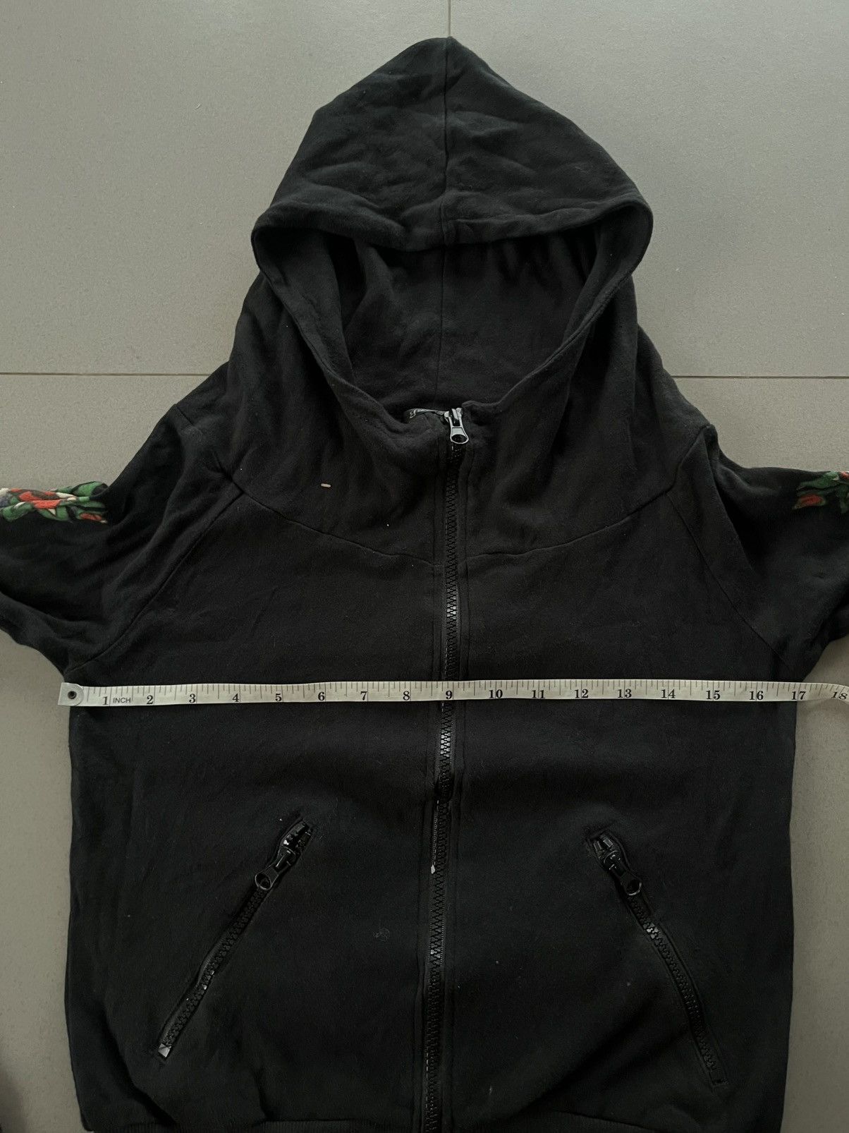 5351 POUR LES HOMMES Japanese 2000’s Bono Hood Jacket Skull Tatto GOA Style Size US S / EU 44-46 / 1 - 13 Thumbnail
