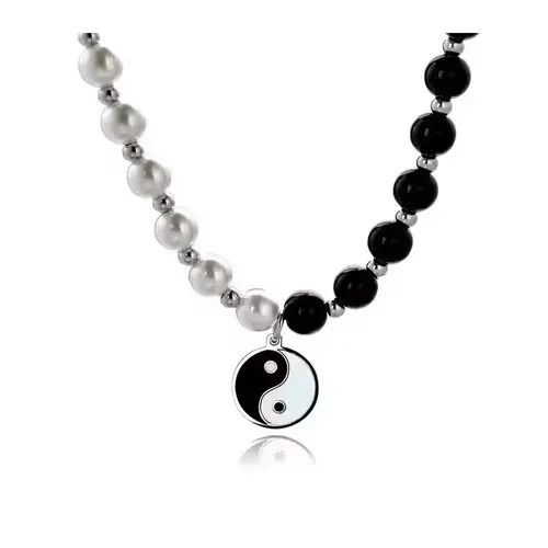 Other Black and White Round Pendant Pearl Necklace Size ONE SIZE - 4 Thumbnail