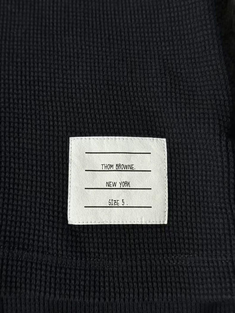 Thom Browne Thom Browne High collar waffle long sleeves Size US XXL / EU 58 / 5 - 5 Thumbnail