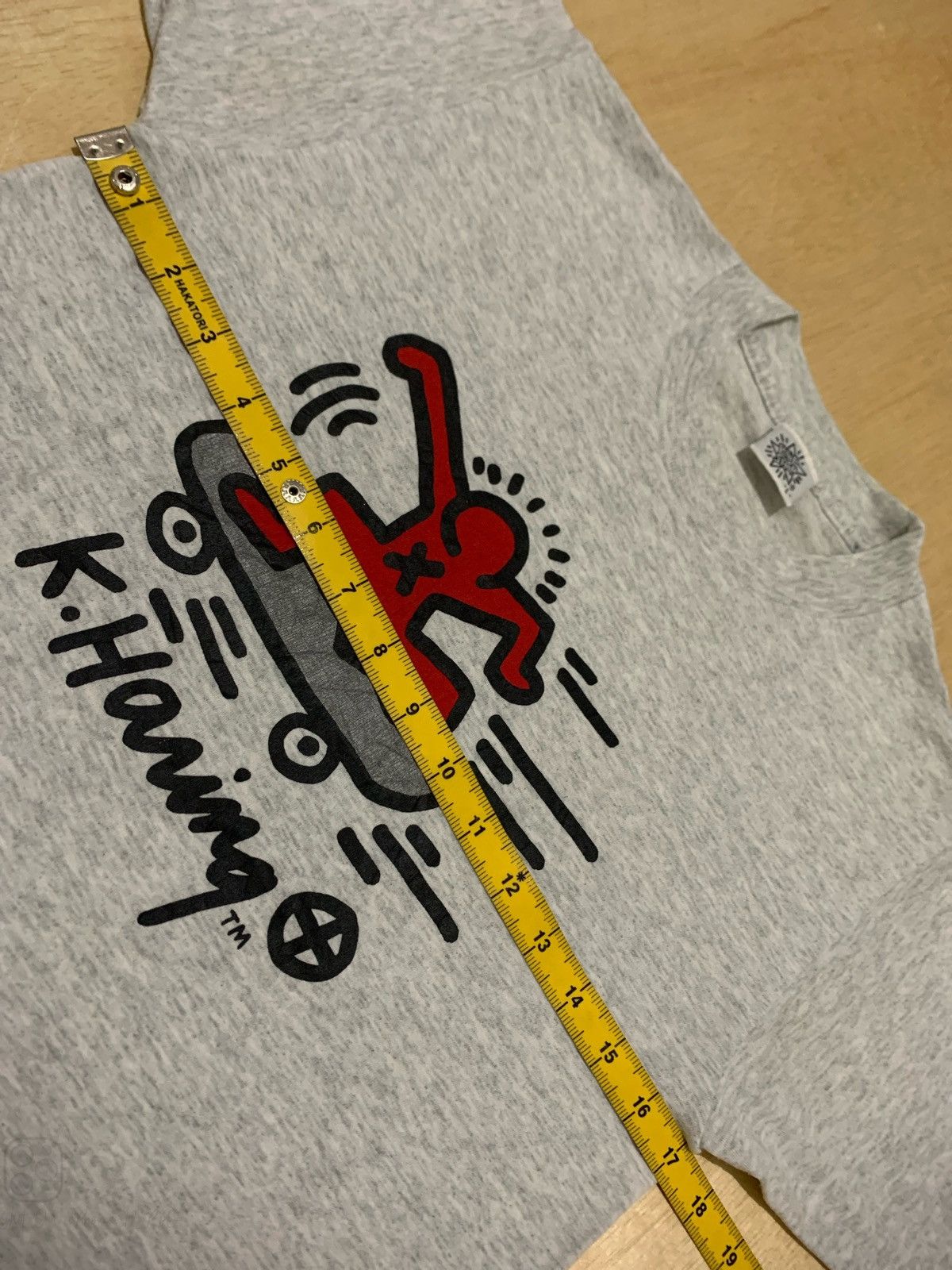 Keith Haring × Vintage Vintage 90s Keith Haring Tshirt Size L / US 10 / IT 46 - 6 Thumbnail