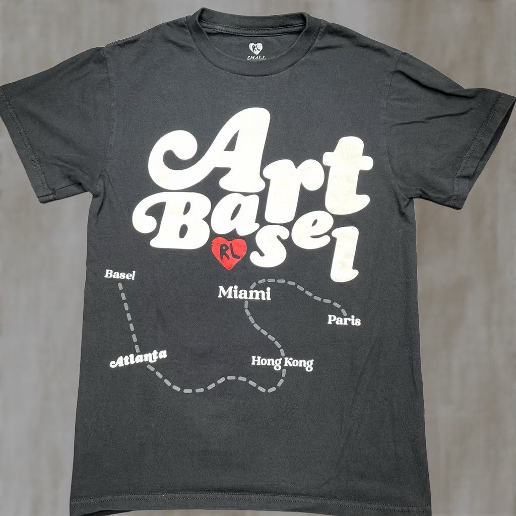 Vintage Art Basel Shirt Men’s Small Miami Short Sleeve RL USA Contemporary Art Florida Black T-Shirt Limited Edition Mens S Size US S / EU 44-46 / 1 - 1 Thumbnail