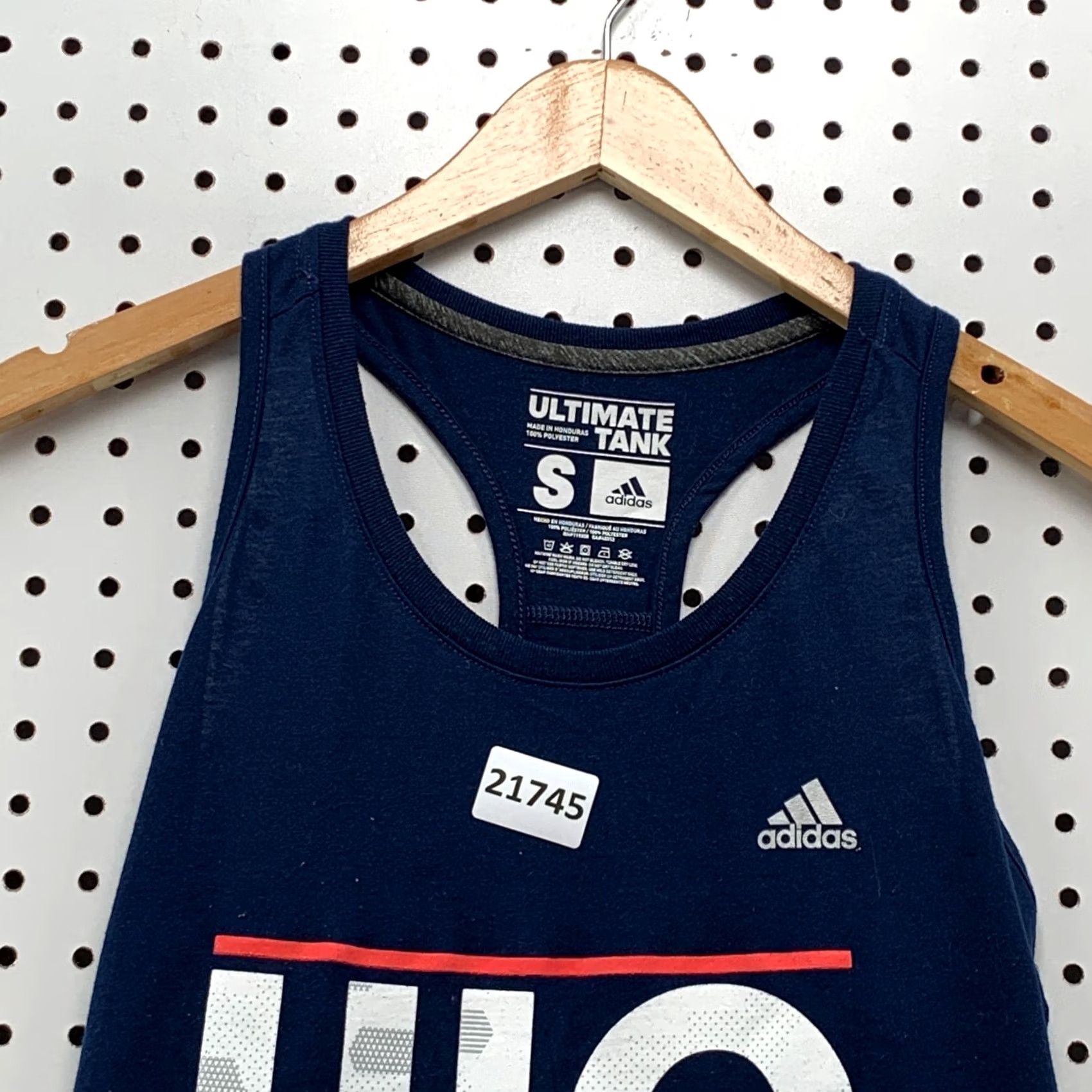 Adidas UIC Flames Adidas Tank Top Womens Small Racerback Navy Blue 16x26 XS S? Size S / US 4 / IT 40 - 6 Thumbnail