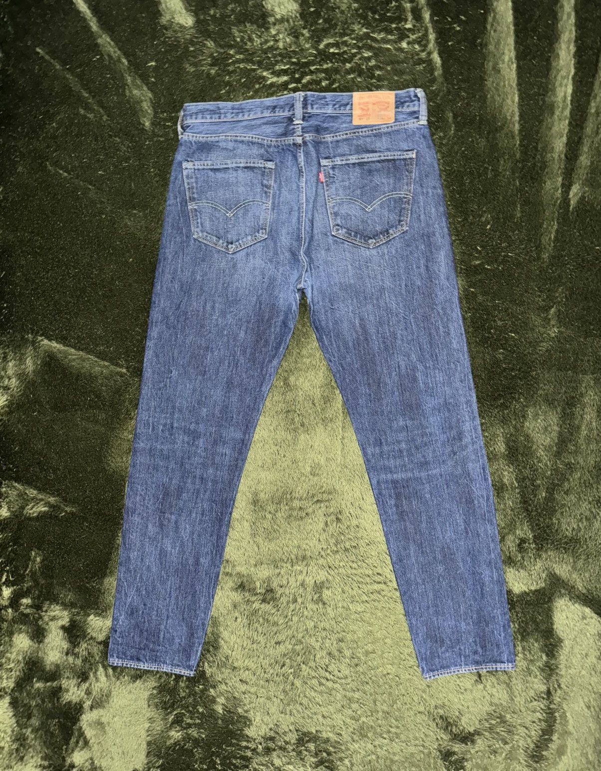 Levi's [W36/L34] Levis 501 Ct leather label washed denim pants Size US 36 / EU 52 - 8 Thumbnail