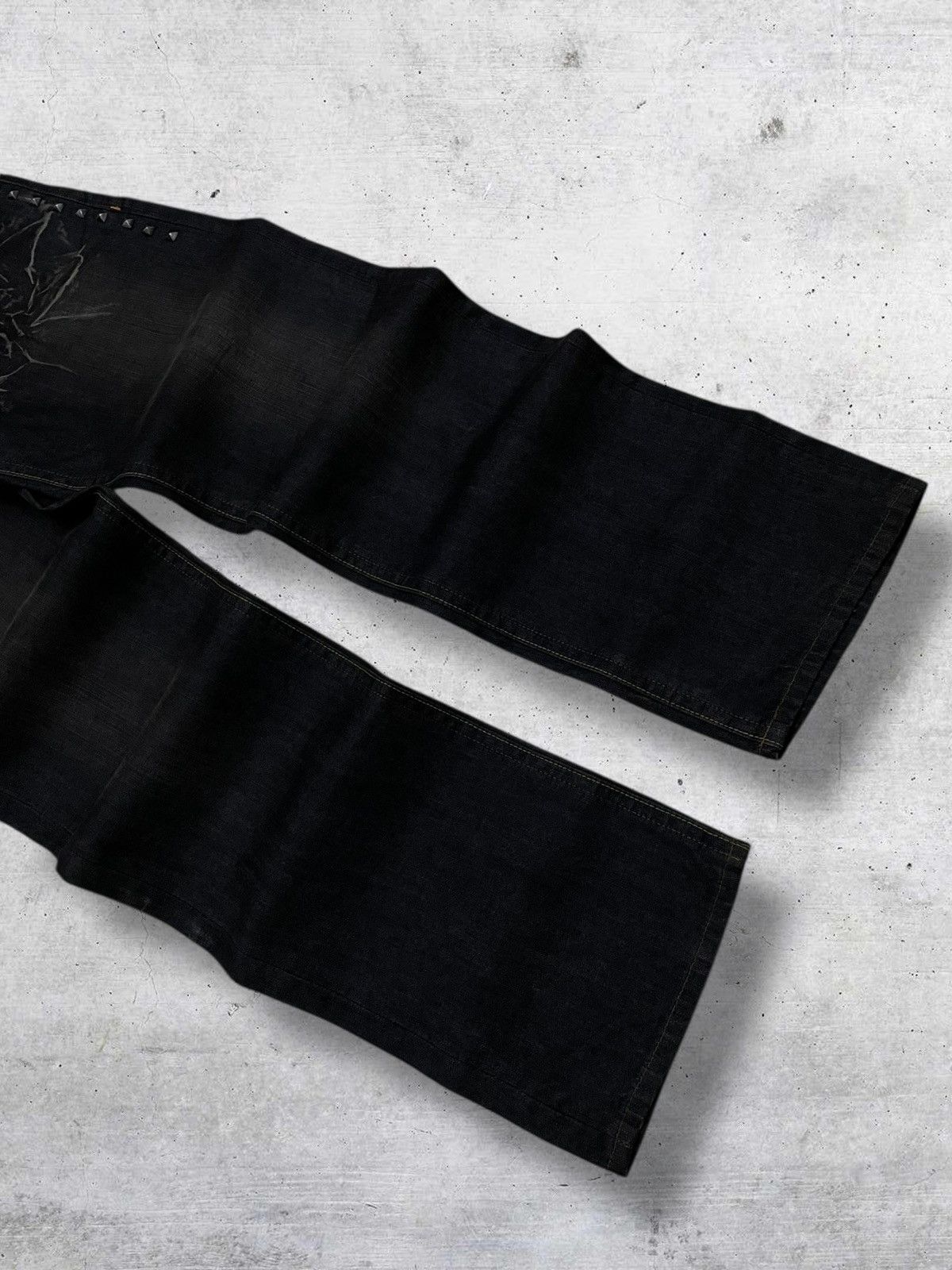 Japanese Brand VINTAGE CREATURE DRAGON JAPAN 90S DESIGNER NINE RULAZ DENIM Size US 34 / EU 50 - 4 Thumbnail