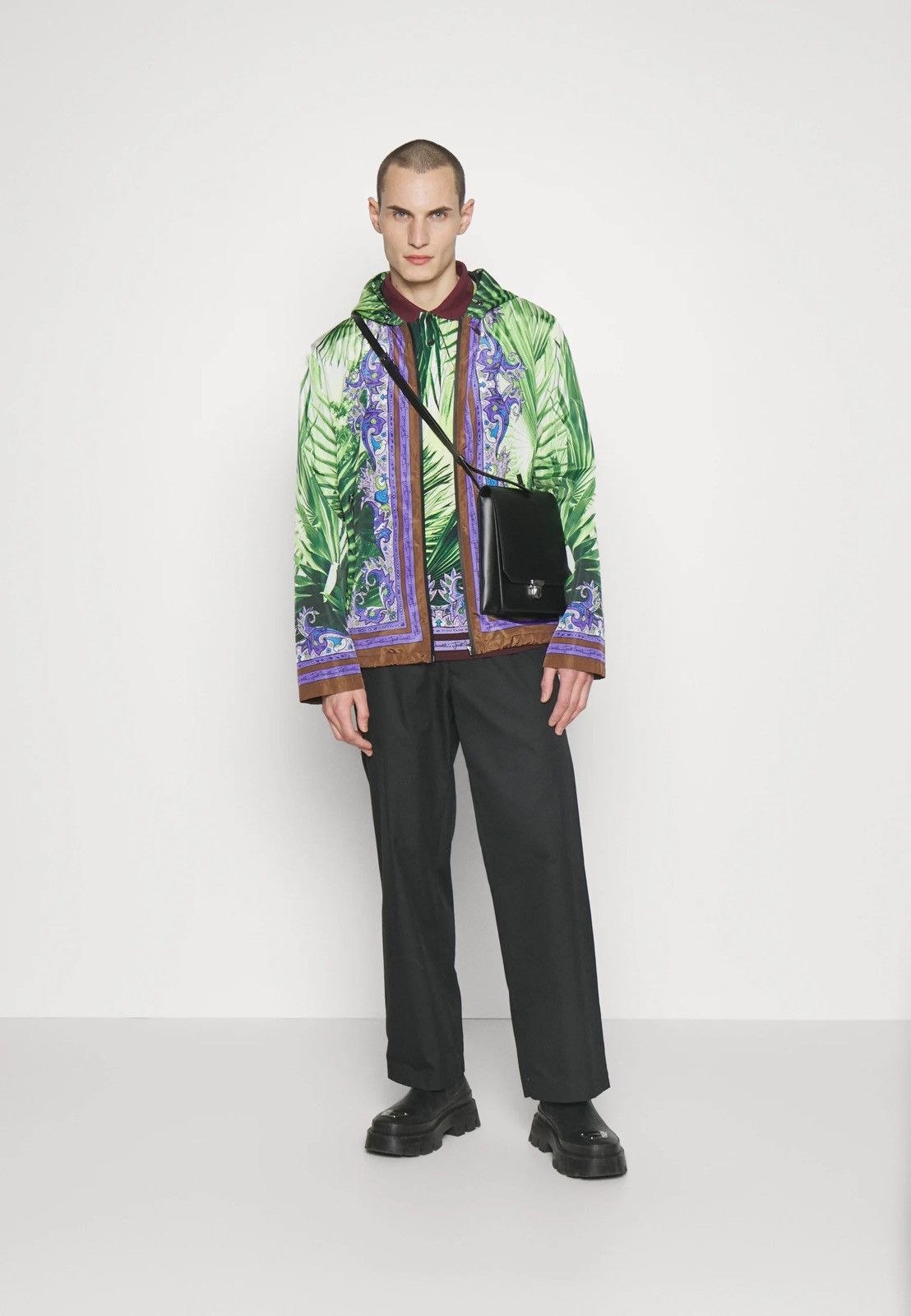 Just Cavalli !DS! FW22 Just Cavalli Eden Foulard Summer Jacket Size US M / EU 48-50 / 2 - 1 Thumbnail