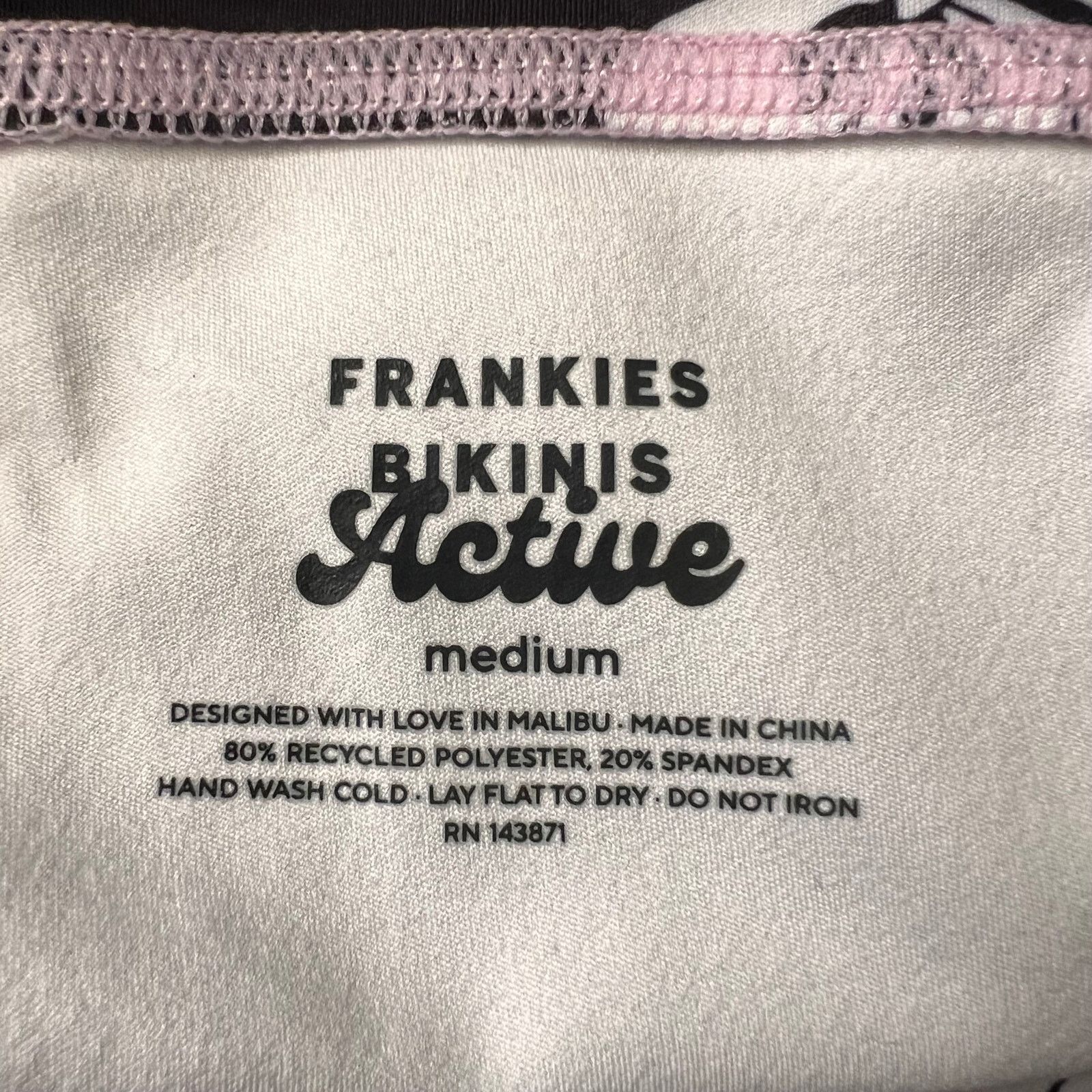 Other Frankies Bikinis Sports Bra (S) and Shorts (M) Sets Size ONE SIZE - 15 Thumbnail