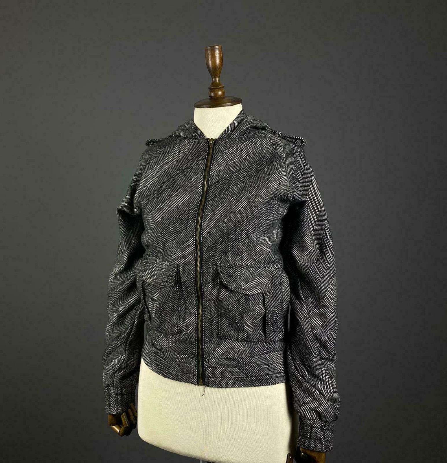 Stussy Ladies Stussy Grey Long Sleeve Zip Up Hooded Jacket Size S Size S / US 4 / IT 40 - 1 Thumbnail