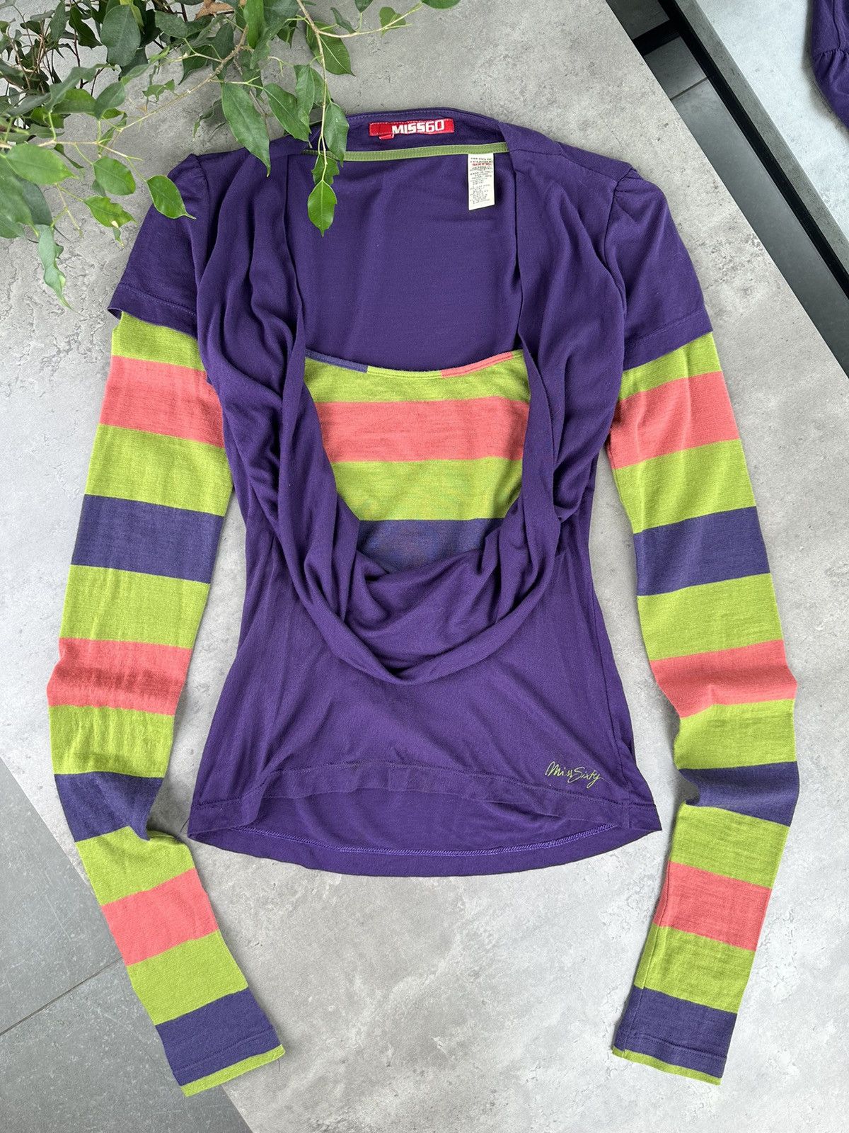 image of Avant Garde x Miss Sixty Multicolour Long Sleeve, Women's (Size Large)