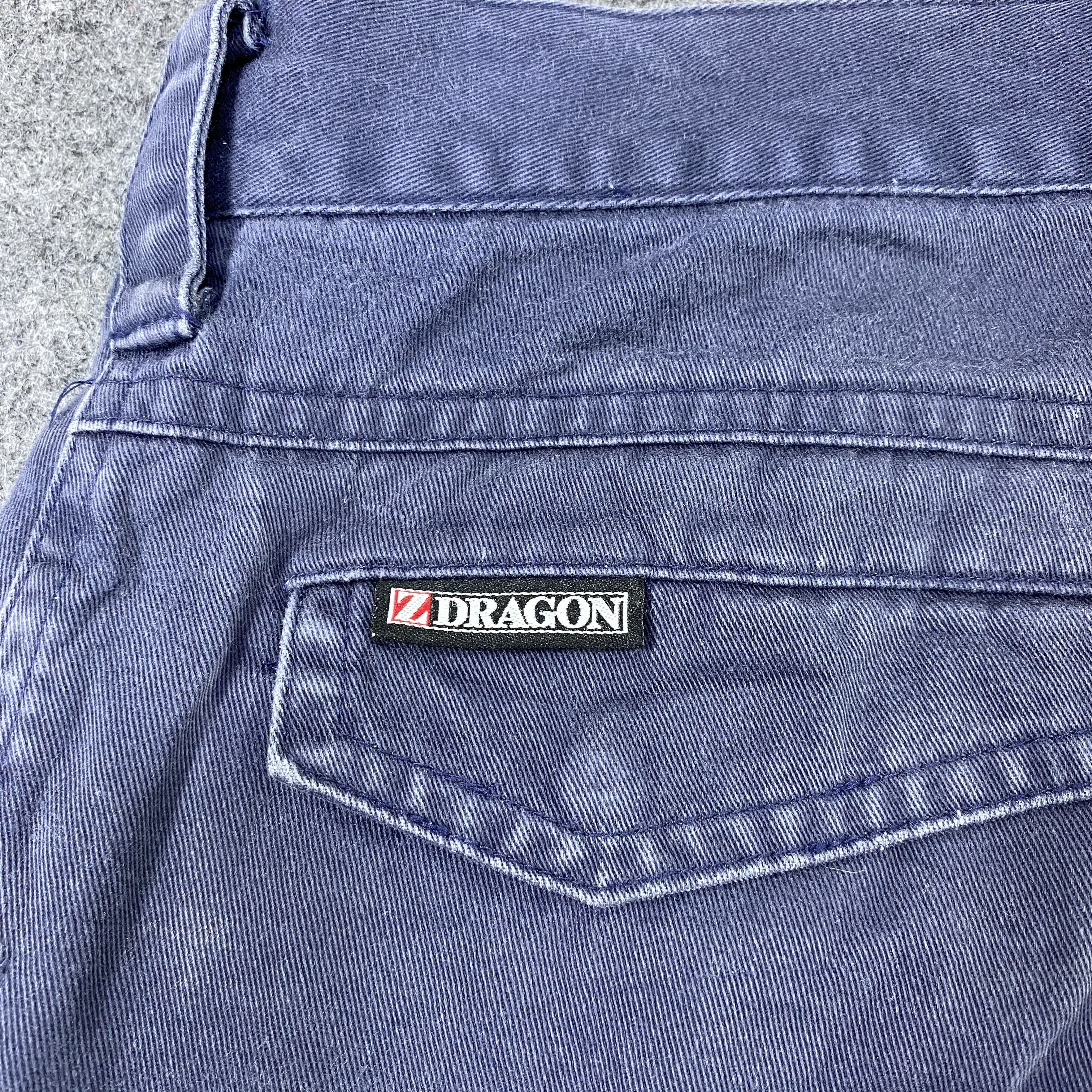 Japanese Brand Z Dragon Faded Cargo Multipocket Pants-C005 Size US 31 - 10 Thumbnail