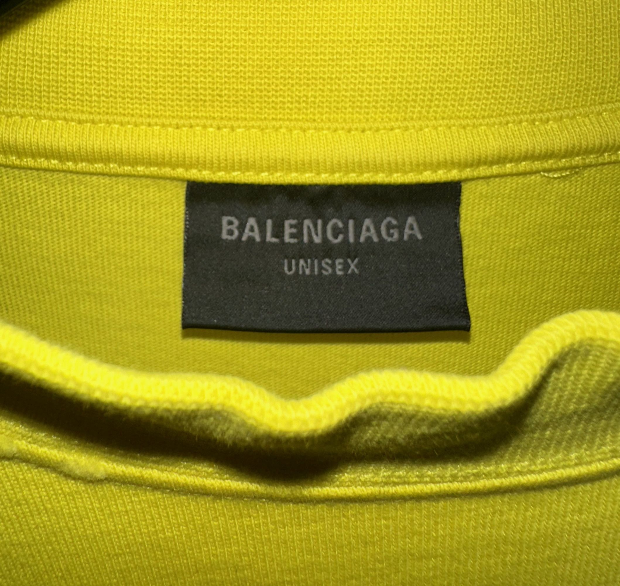 Balenciaga Balenciaga 24SS Darkwave T-shirt Oversized in Yellow Size US L / EU 52-54 / 3 - 6 Thumbnail