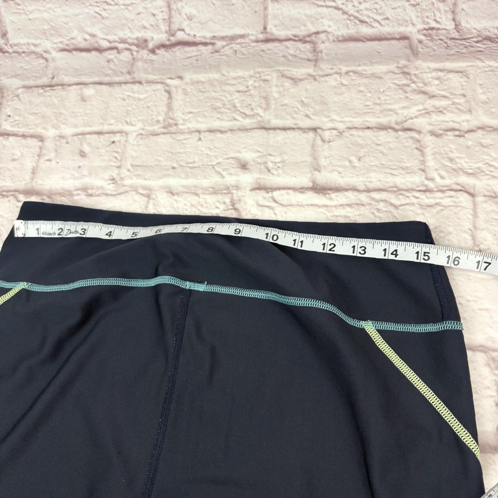 Puma PUMA Leggings Womens Large Black Running Compression Training 32x25 Skinny Inseam 25 Bold Logo Athletic Sport Womens Leggings Size 36" / US 14 / IT 50 - 7 Thumbnail
