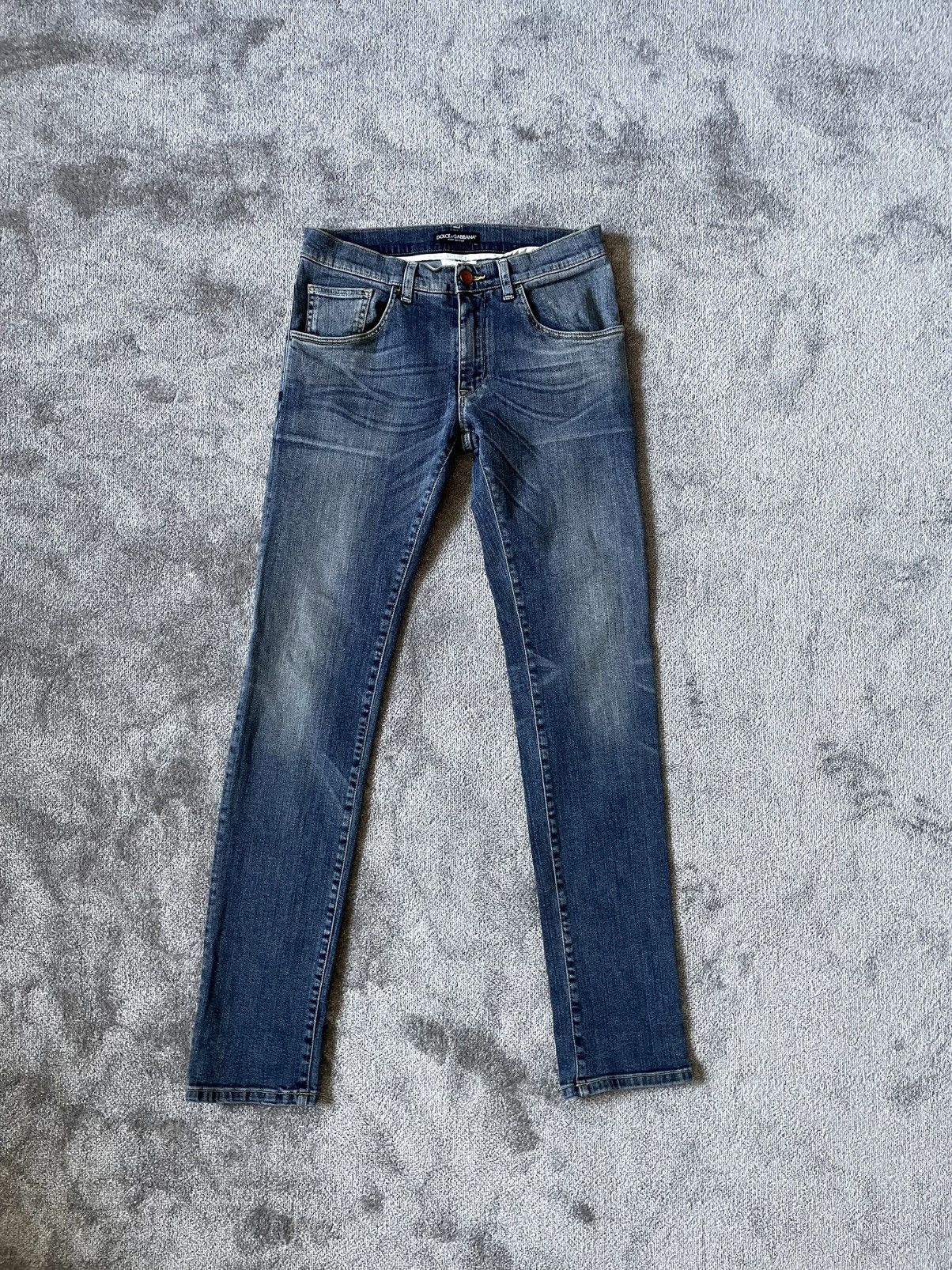 Dolce & Gabbana Slim Washed Jeans Size US 34 / EU 50 - 1 Thumbnail