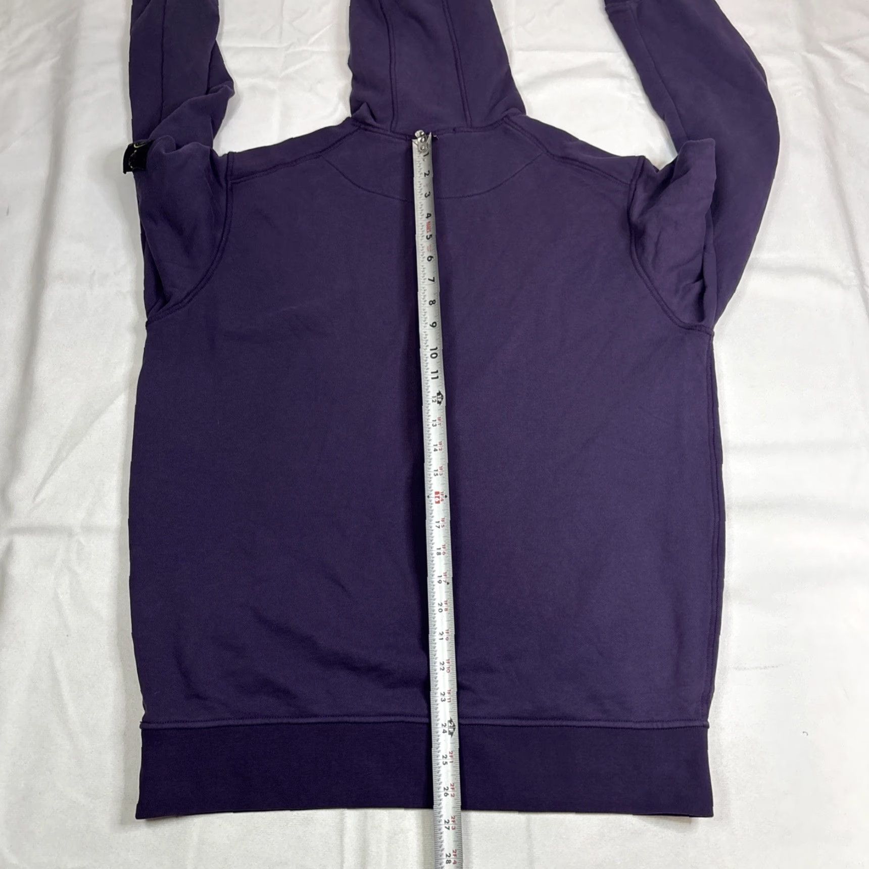 Stone Island Stone Island Pullover Hoodie Sweatshirt Sweatshirt Size XL Purple Hoodie Pocket Stain on chest Mens Size US XL / EU 56 / 4 - 7 Thumbnail