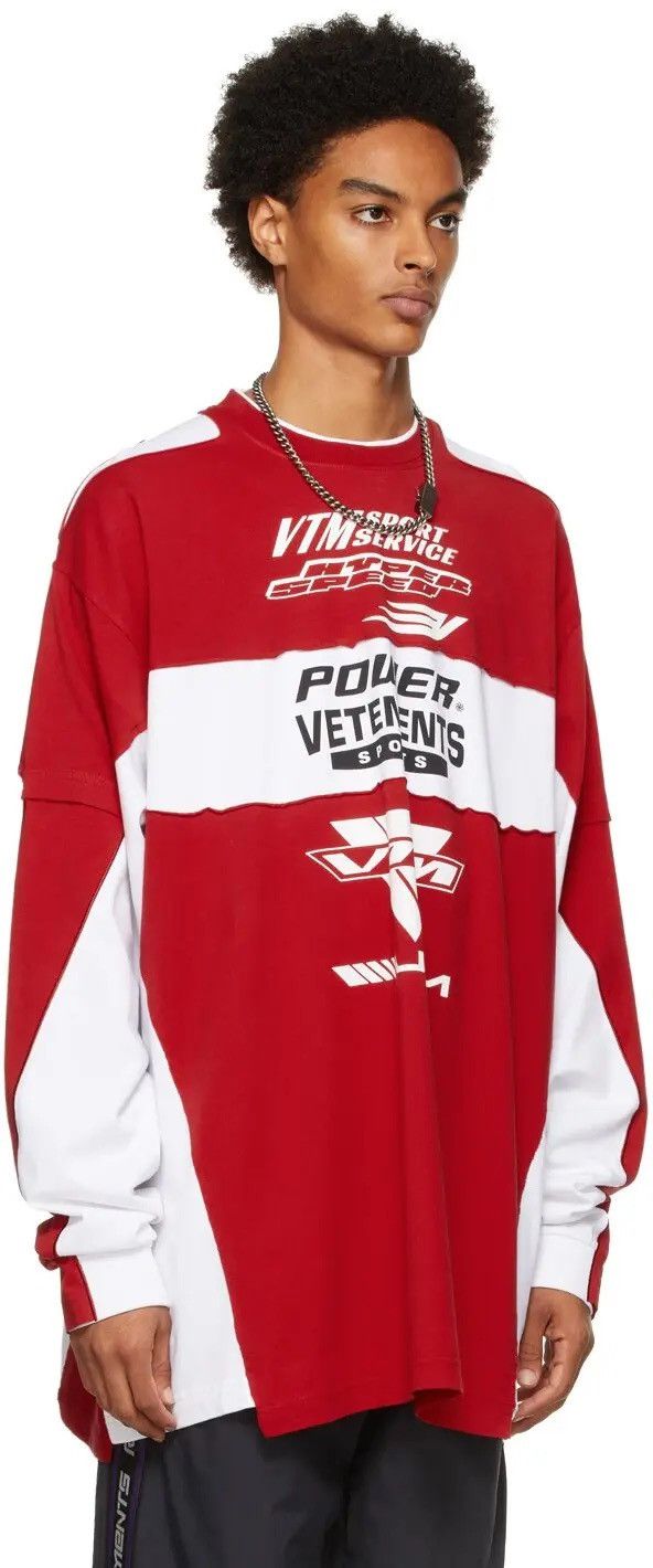 Vetements New Limited Edition Layered Stitched Overlay Long Sleeved T Size US M / EU 48-50 / 2 - 2 Thumbnail