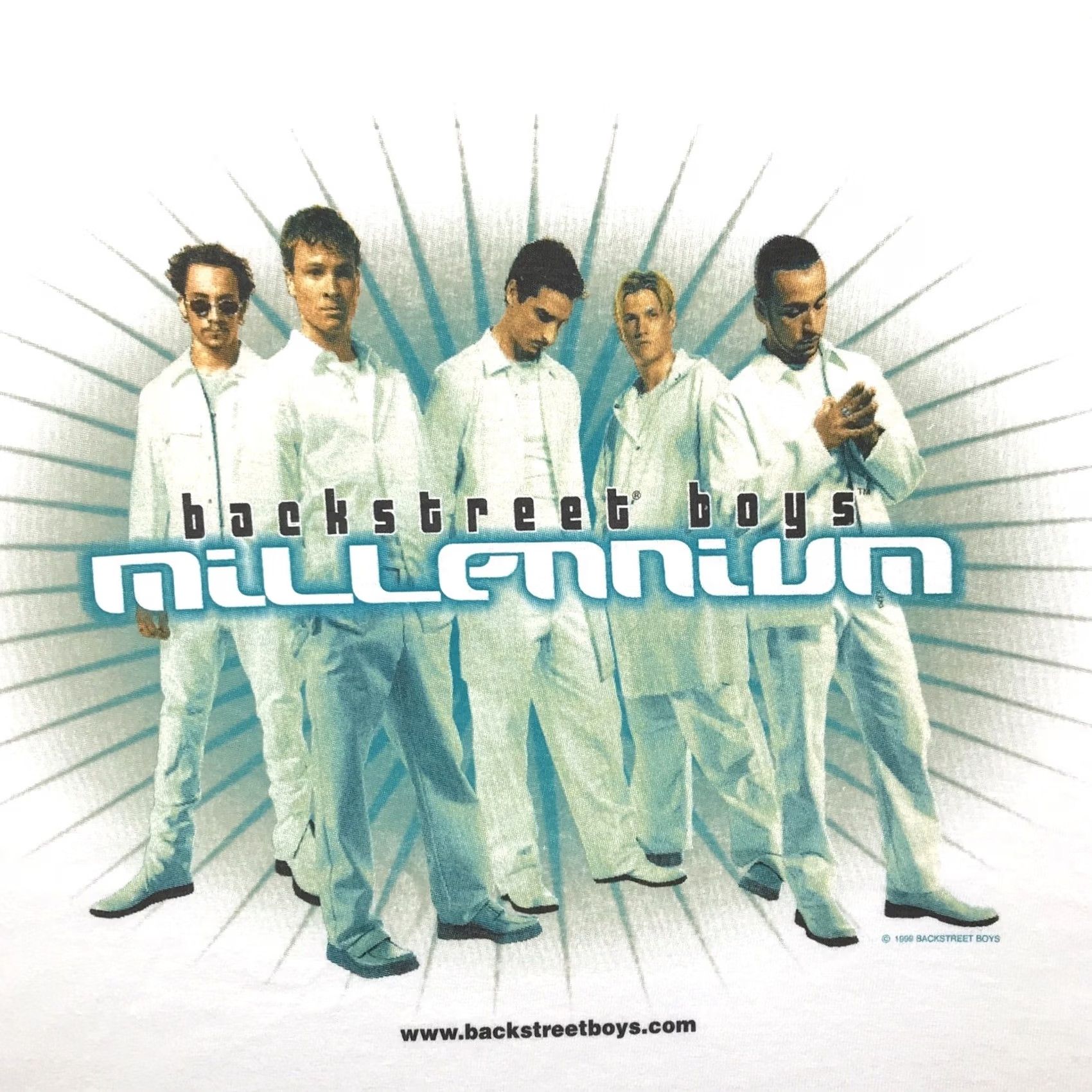 Tultex VINTAGE Backstreet Boys Millennium CONCERT T-Shirt S White Tultex Mens|Womens tees Size US S / EU 44-46 / 1 - 4 Thumbnail