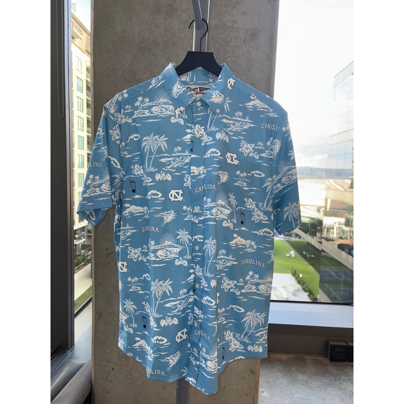 Reyn Spooner University of North Carolina UNC Kekai Performance Shirt Size US L / EU 52-54 / 3 - 4 Thumbnail