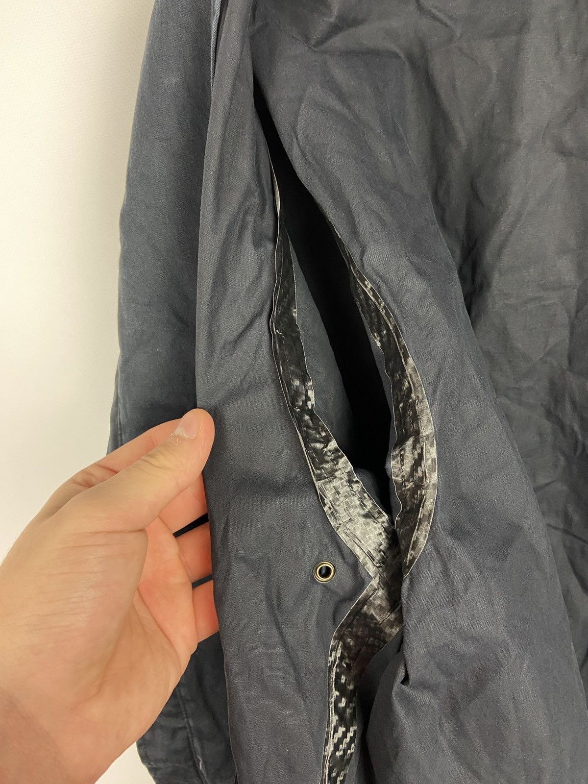 A.P.C. × Designer A.P.C. Navy Dark/Blue Faded Hooded Cliff Parka Mens Jacket Size US XXL / EU 58 / 5 - 14 Thumbnail