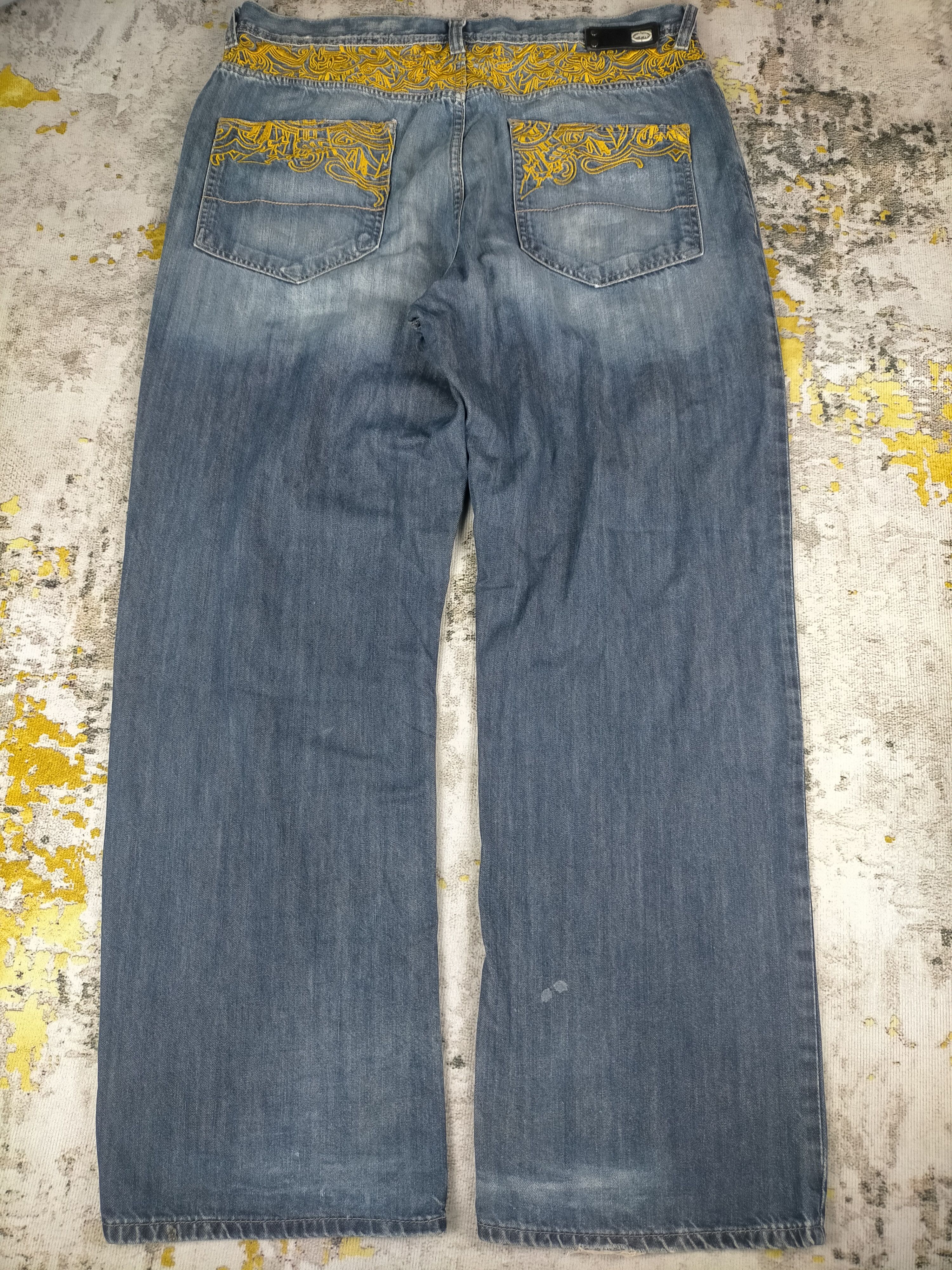 Ecko Unltd. 🔥 Rare Vintage Ecko Unltd Embroidery Baggy Washed Jeans Size US 40 / EU 56 - 1 Thumbnail