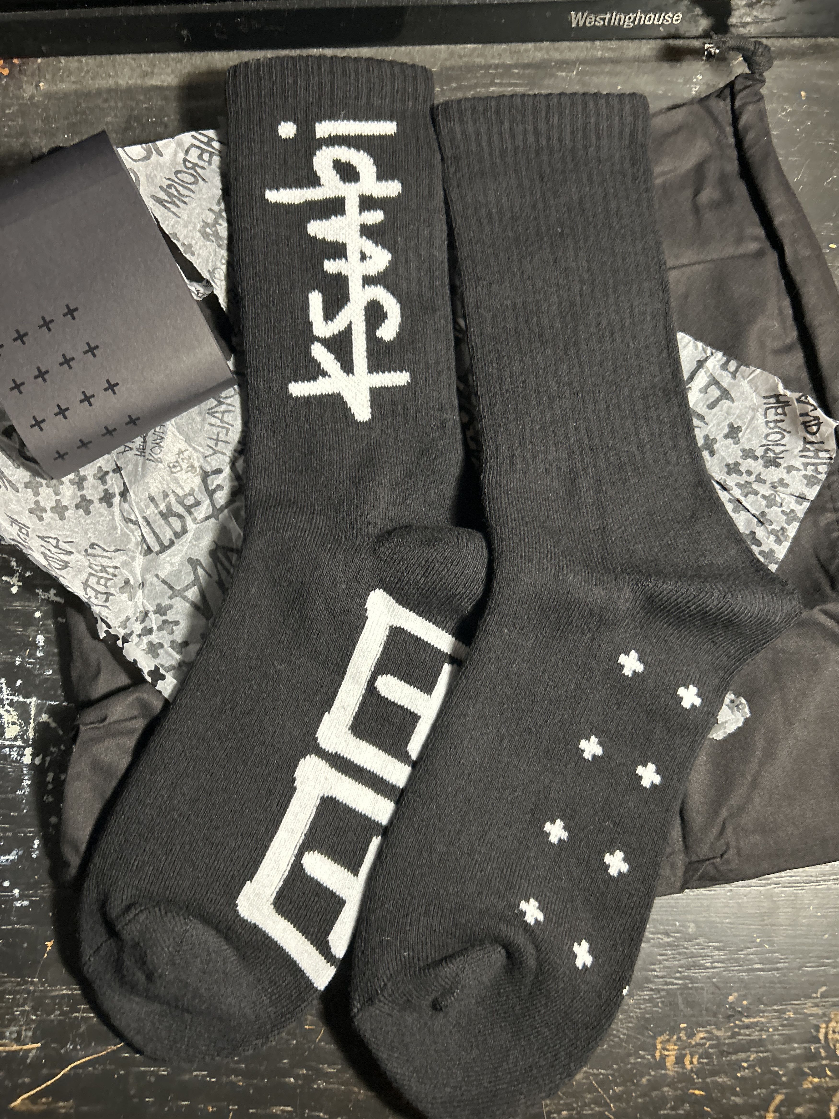 Ksubi Ksubi 1999 KSOCKS BLACK/WHITE Size ONE SIZE - 4 Thumbnail